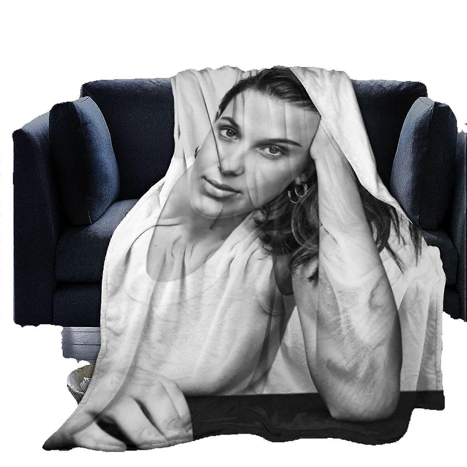 Johnny Depp Throw Blankets Confortável Cobertor de Cama Art Flannel Throw Blankets Sofá Cama Cobertores-7882