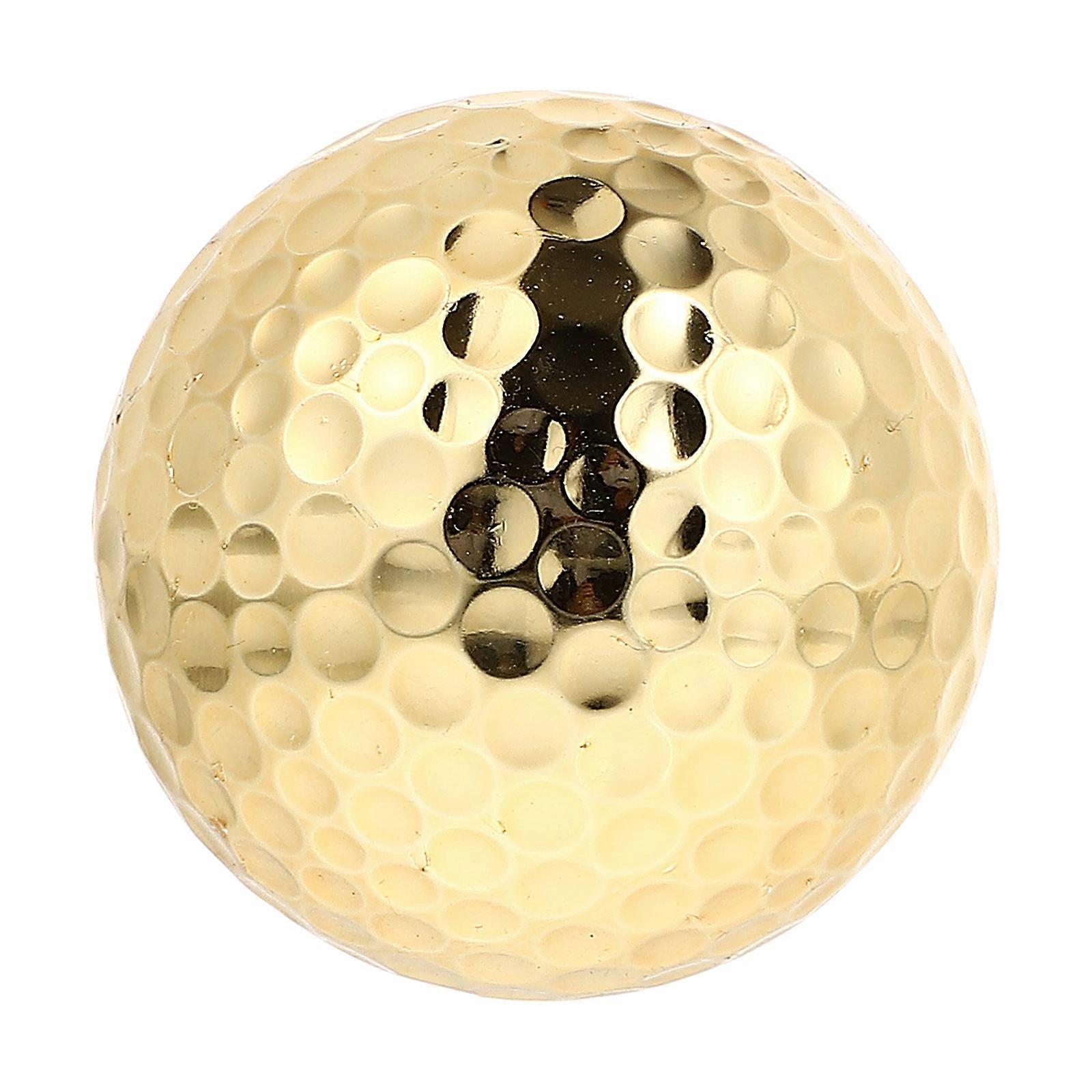 1pc Creative Golden Swing Practice Balls Durable Sports Training Balls