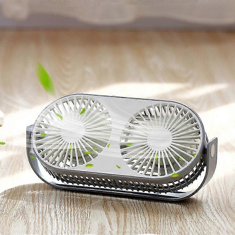 Double Head Fan 360 Adjustable Usb Mini Aromatherapy Fan
