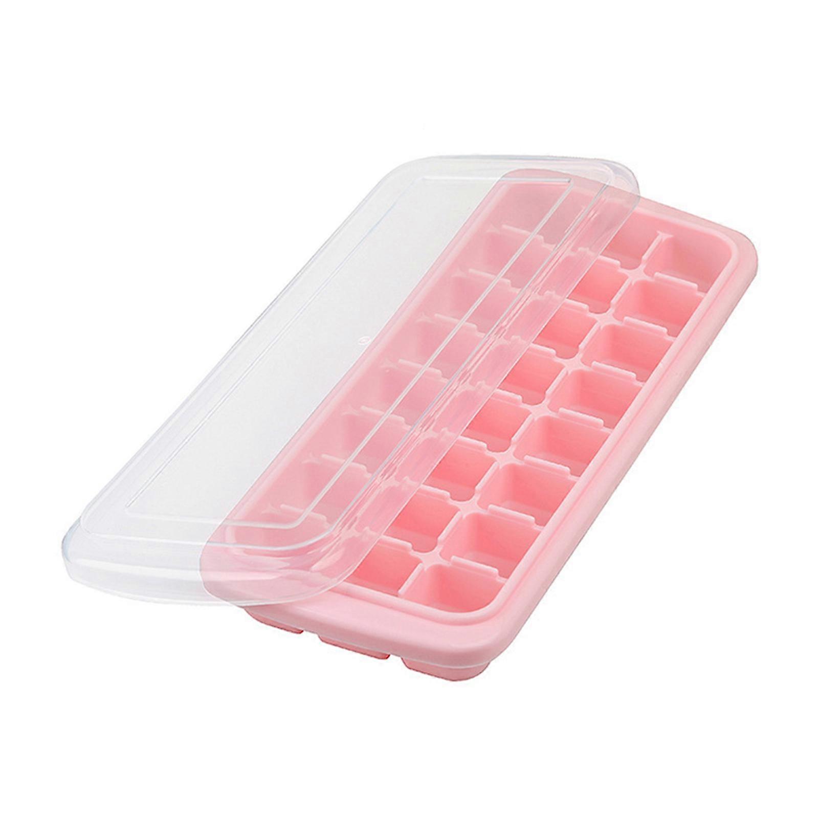 Ice Cube Mold Food Grade Reusable Silicone Summer Household Bar 24/36 Grids Cool Freeze Mold Daily Use Jikaixiang