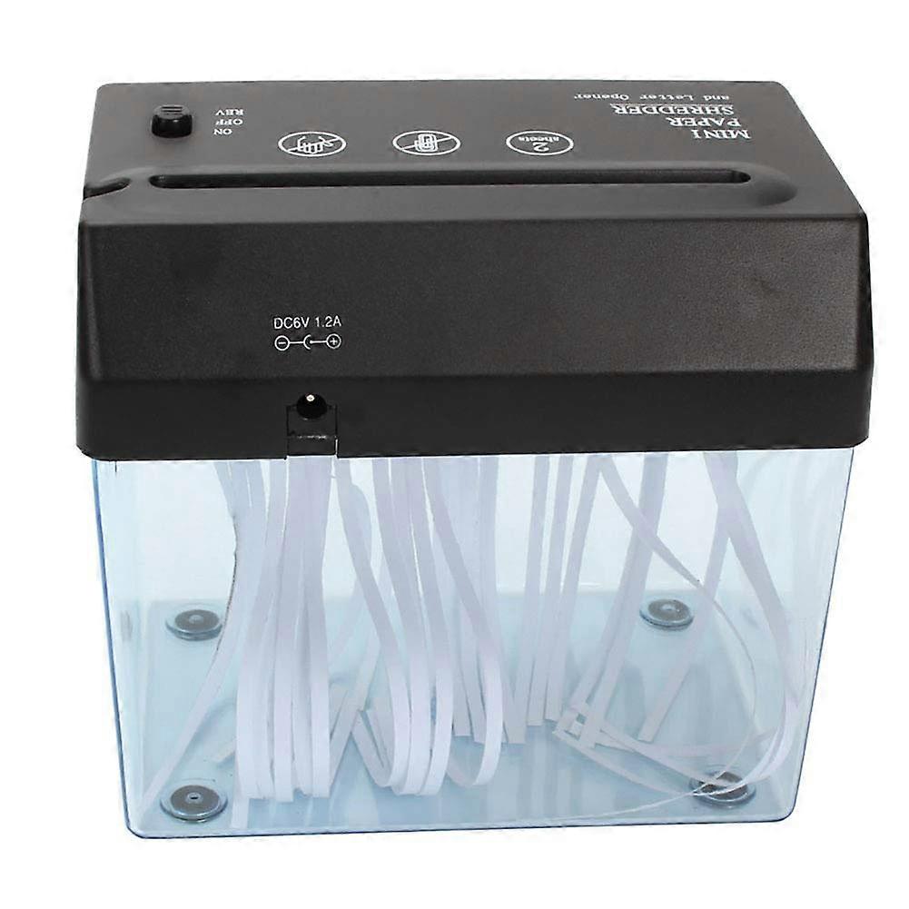 Automatic Mini Portable Strip Wastebasket Electric A6 Folded A4 USB Shredder Paper
