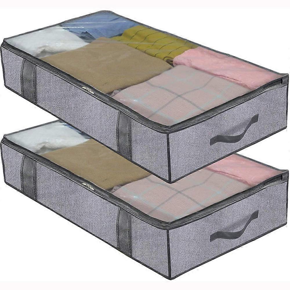 Under Bed Storage Bag Organizer (2-Pack)