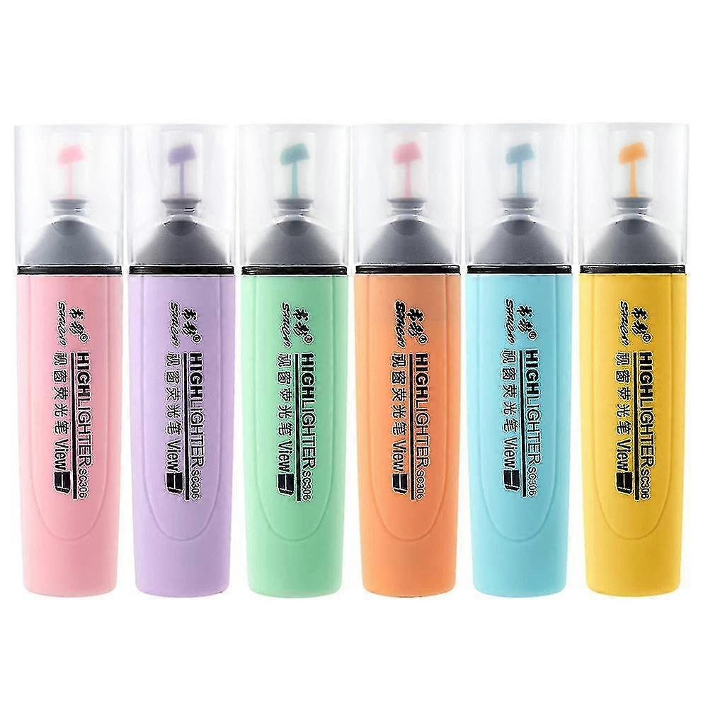 Clear Window Highlighter Soft Highlighter With Clear View Tip, Clear Chisel Tip Highlighter