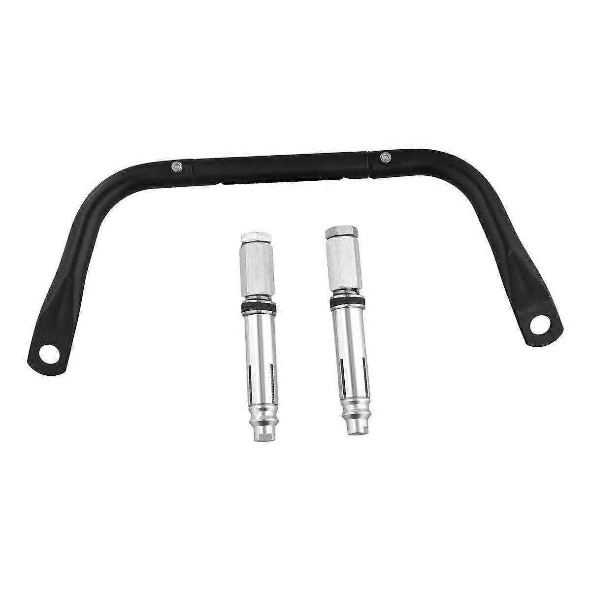 Motorcycle Multifunctional Lever Child Grab Bars Navigation Bracket Storage Hook Bracket for GTS300 Black