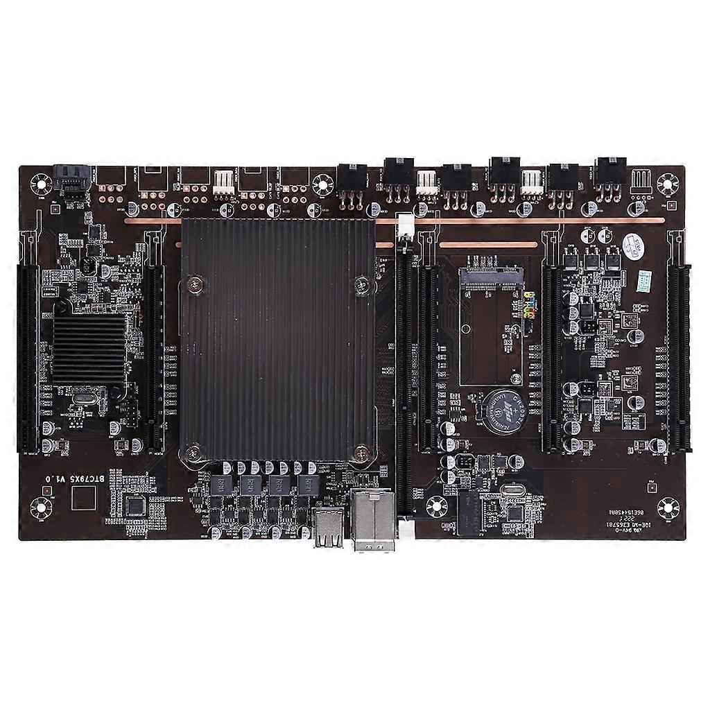 Mining BTC 5PCI-E Desktop Motherboard LGA 2011 DDR3 32G SATA3