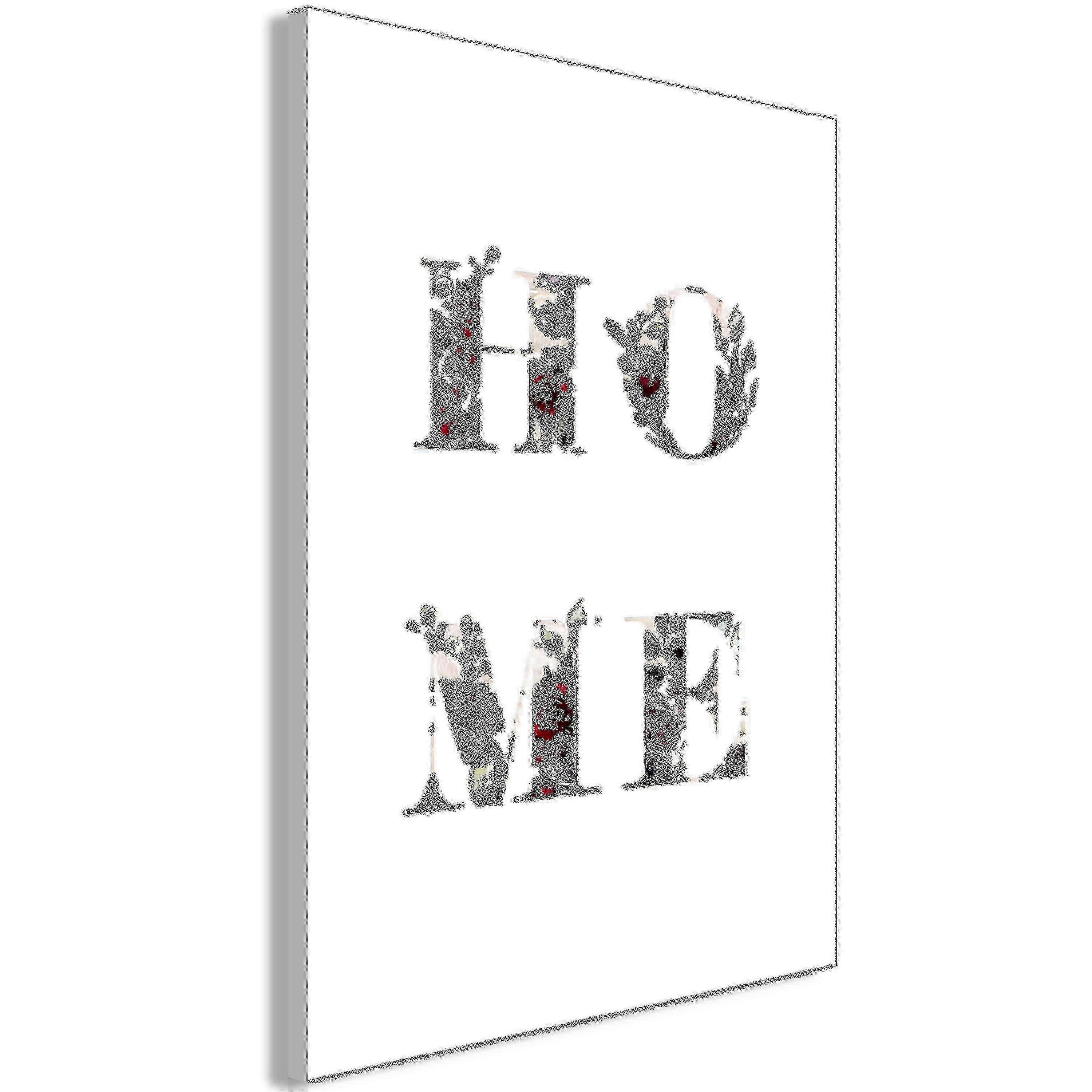 Impression sur toile - Maison en fleurs (1 partie) Vertical