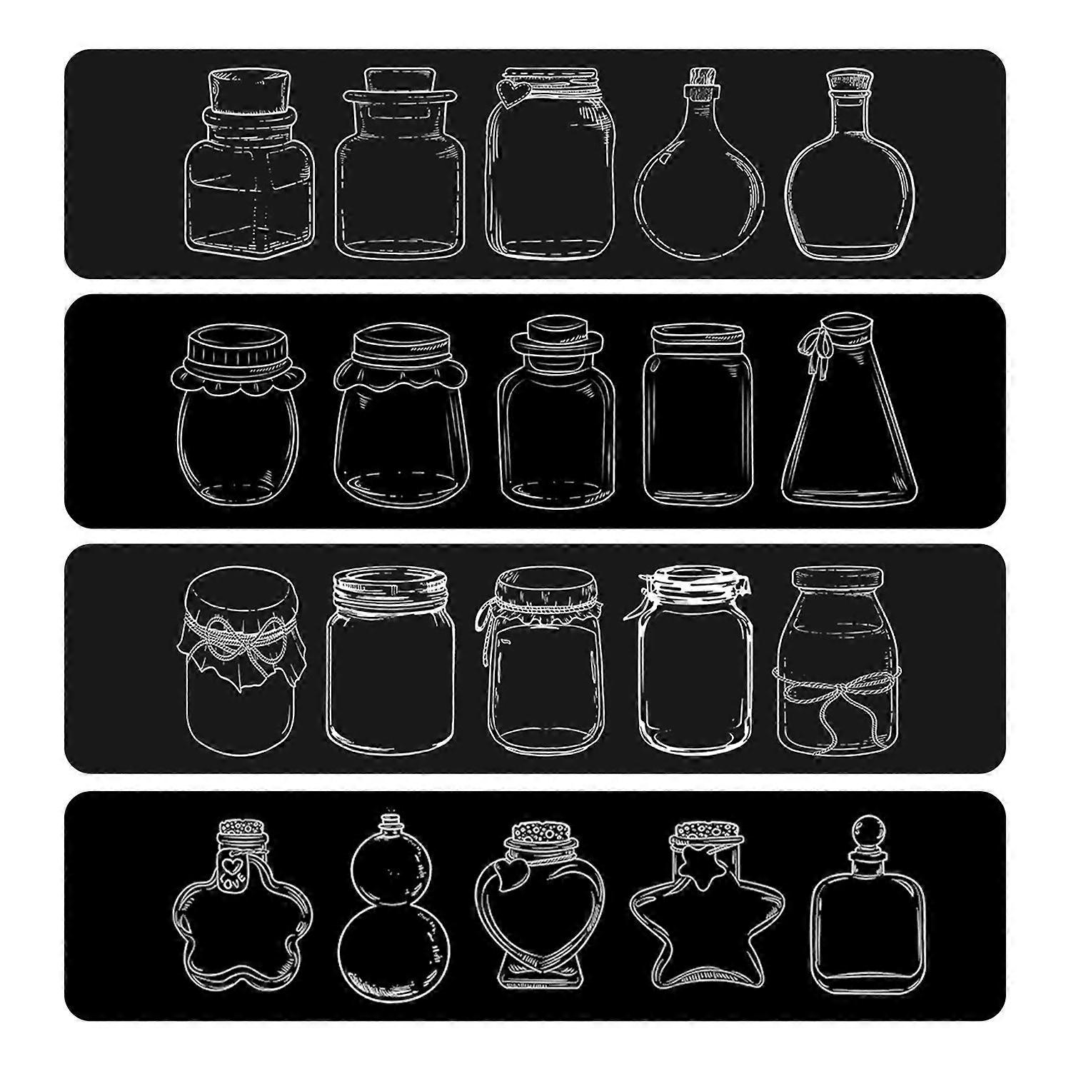 80Pcs/Set Dried Flower Bookmarks DIY Transparent Exquisite Long-lasting Bookmarks Student