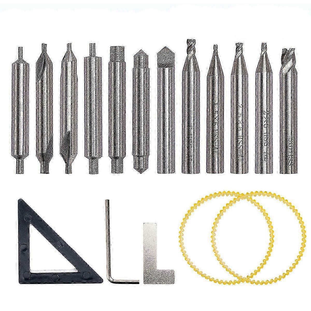 Drill Bits Set Cutter for 368A Locksmith Tool Vertical Key Machine Spare Parts Locksmith Bit Locksm