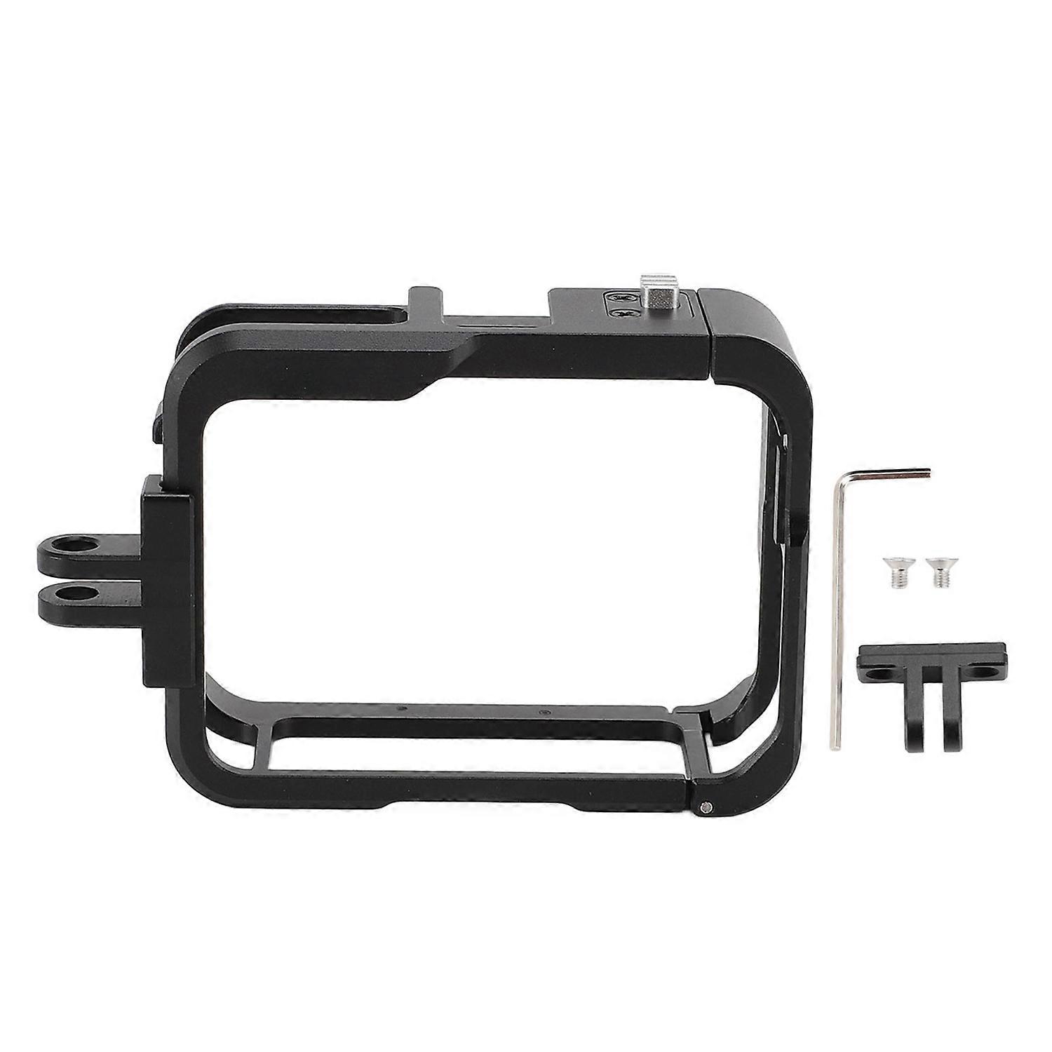 Action Camera Cage with Cold Shoe Metal Quick Release Protective Frame for Ace Pro Camera 