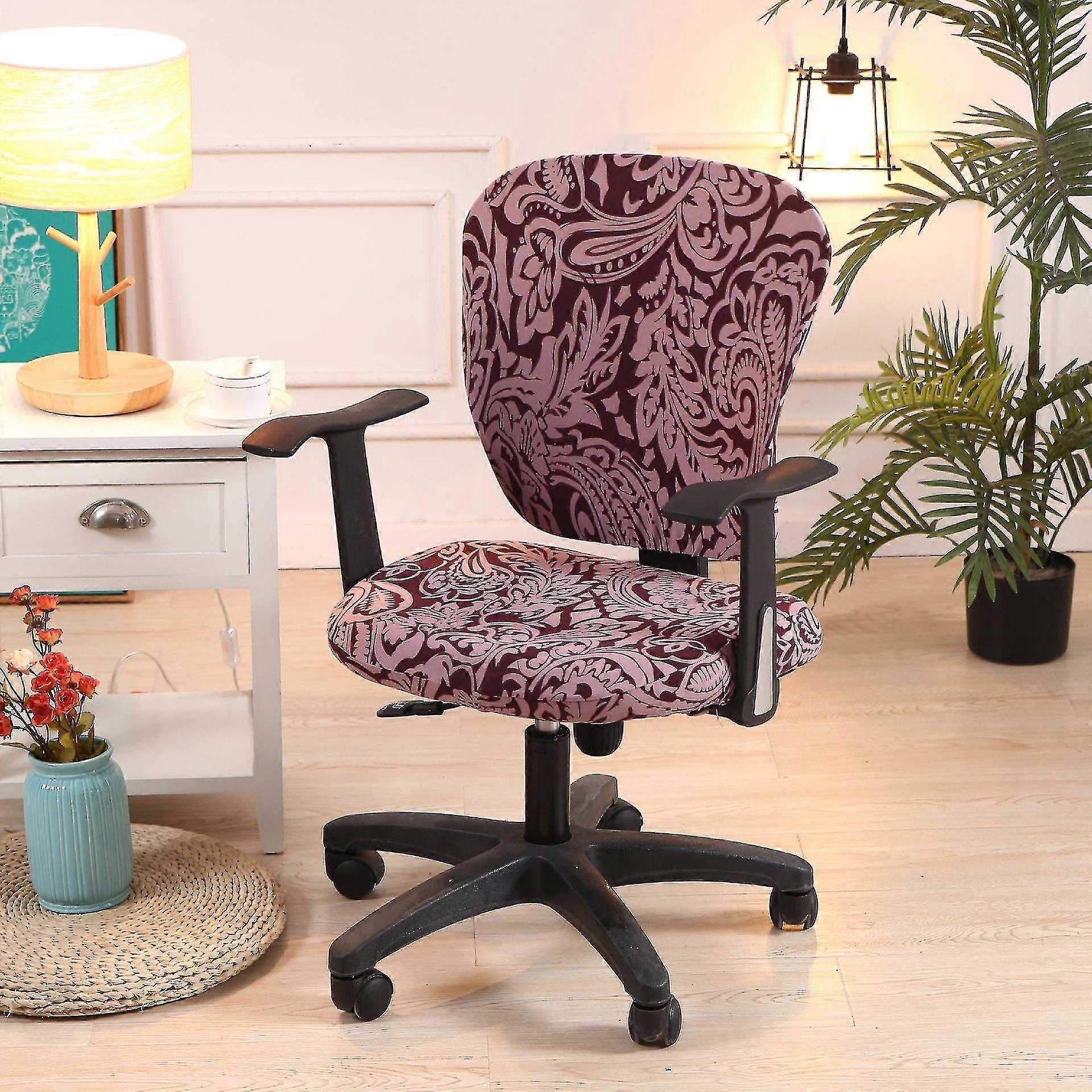 Computer Chair Washable Rotating Chair Slipcovers  Style 21