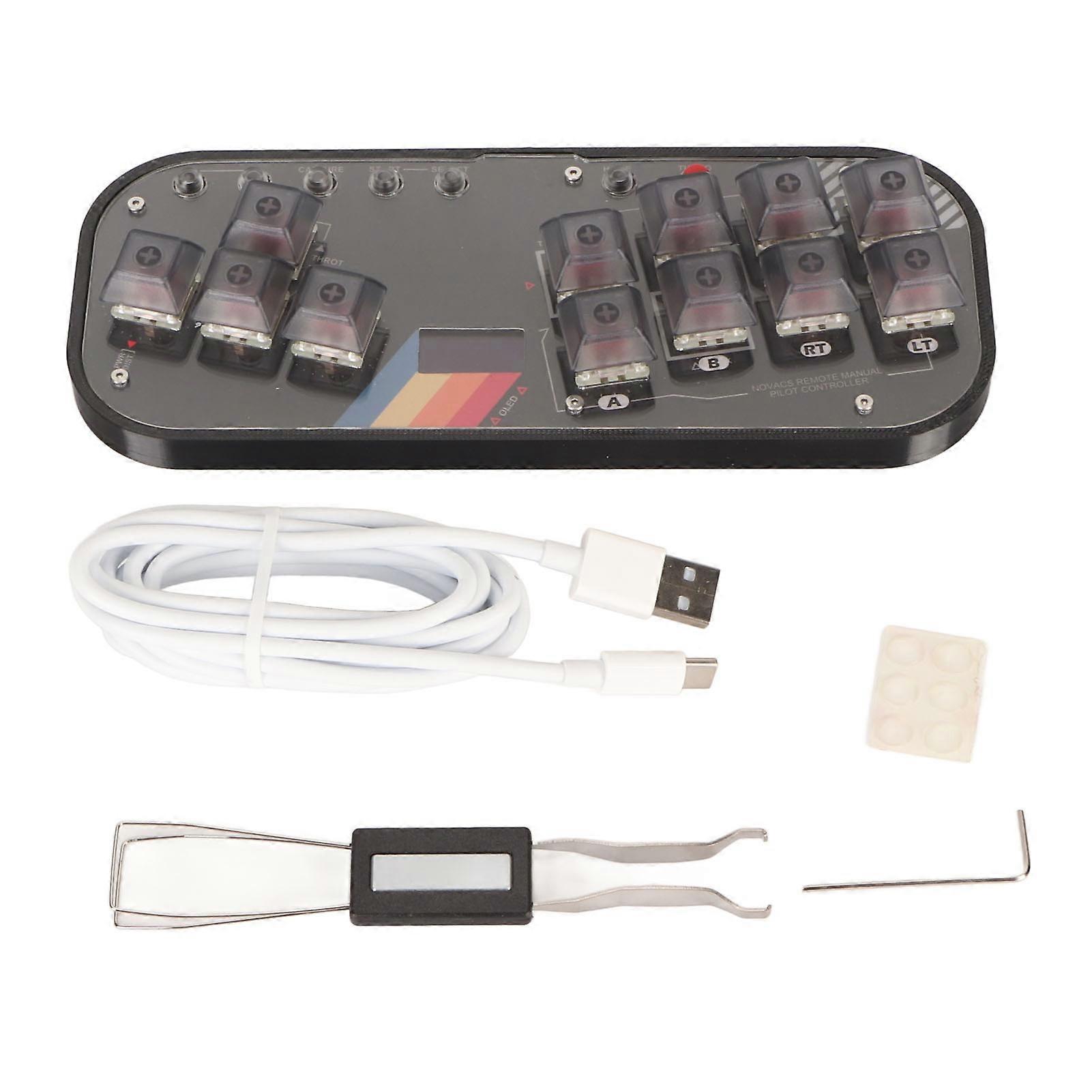 Fighting Box Tastatur für Hitbox Mini Fighting Game Controller für SOCD Arcade Fight Stick für Mixbox