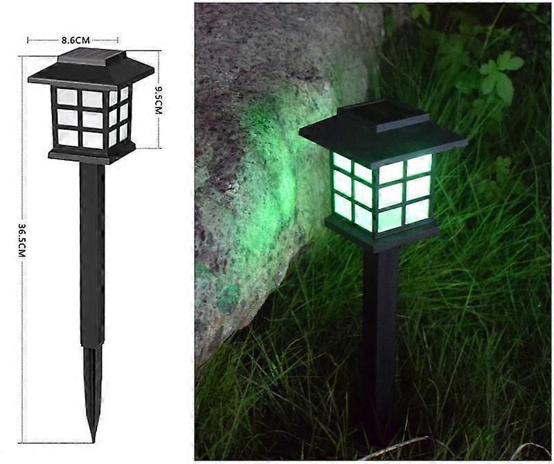 Solar LED Pathway Lights, 6-Pack Color-Changing for Garden