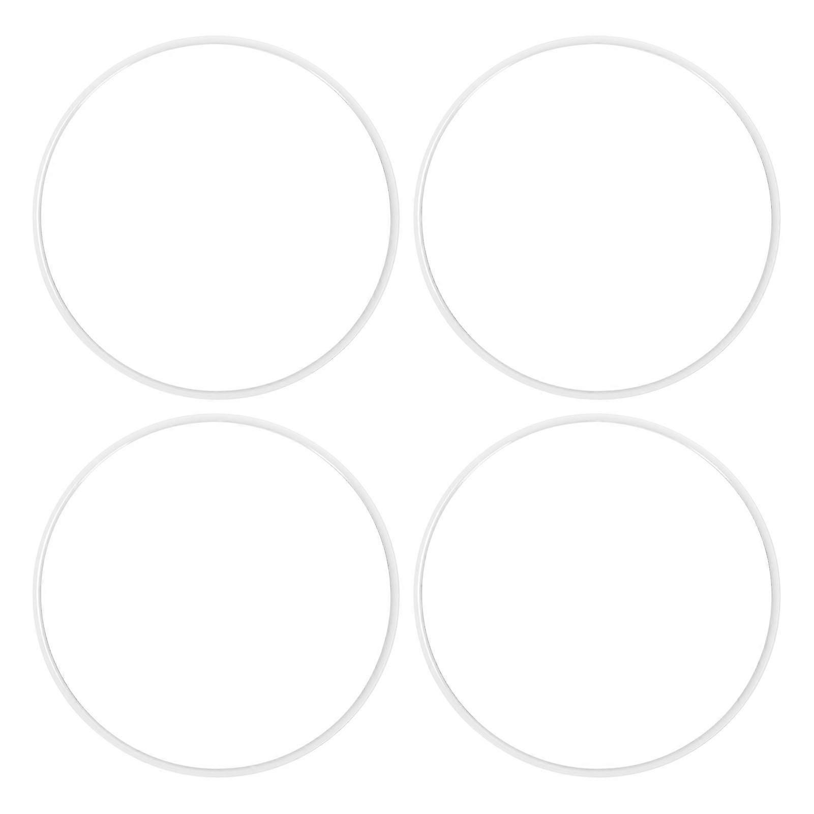 4PCS 20 tums fälgskydd självhäftande aluminiumlegering repskydd hjul fälgskydd vit MK767