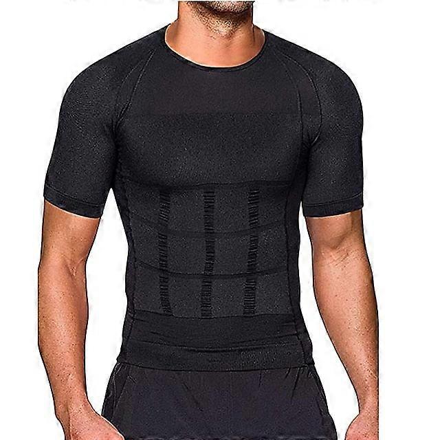 Men's Body Toning Shirt: Posture Corrective, Slimming, Fat Burning Compression Top