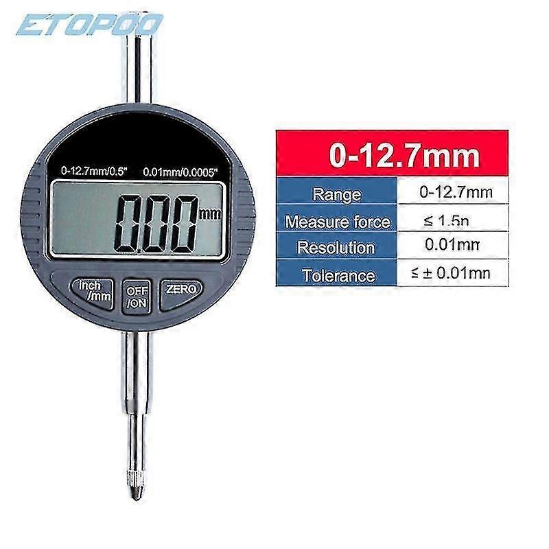 0-12.7mm/0-25.4mm 0.001mm Digital Indicator Electronic Micrometer Micrometer Strap Rs232 Data Link t
