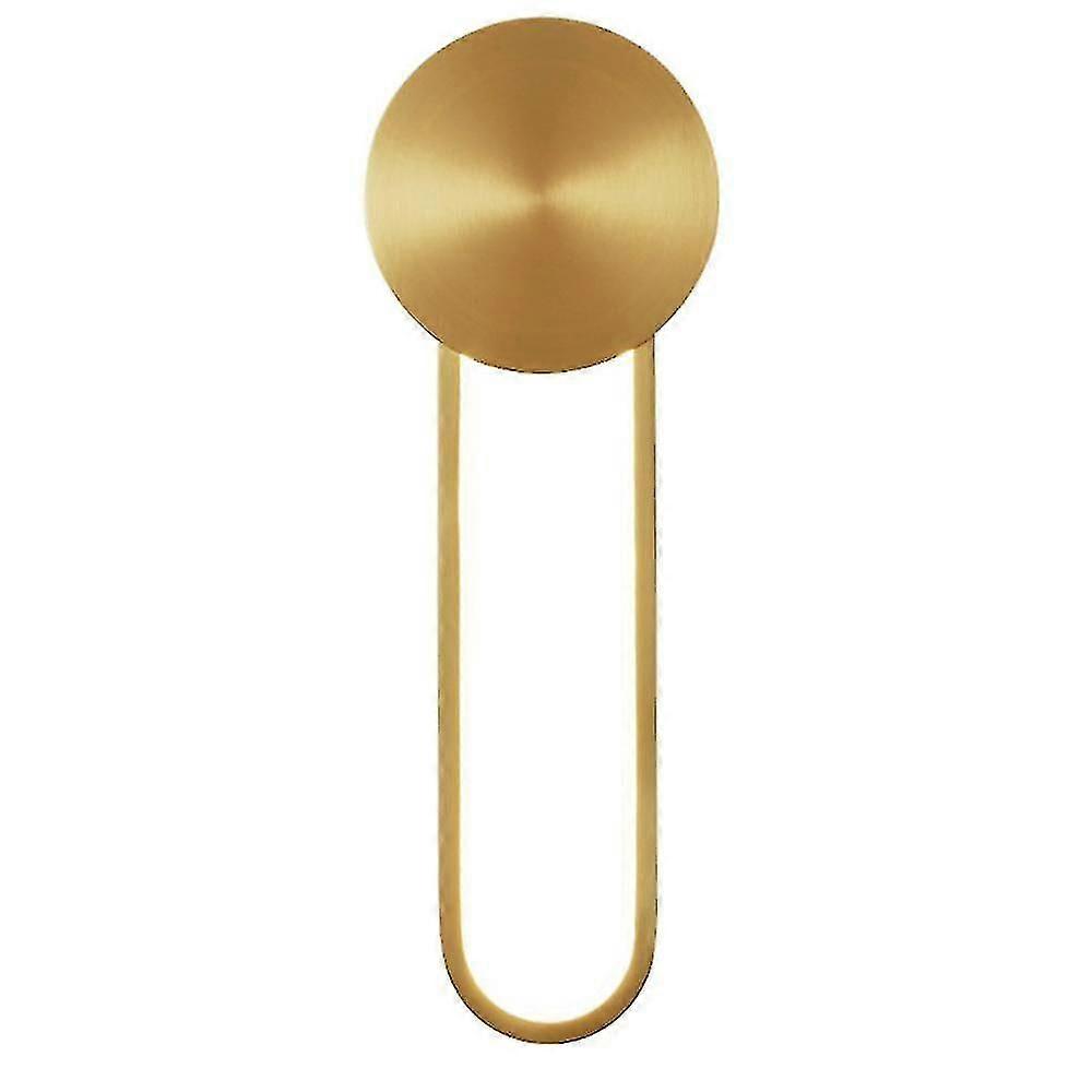 Ring Wall Lamp, Copper Three-color Ring Led Wall Lamp, Gold