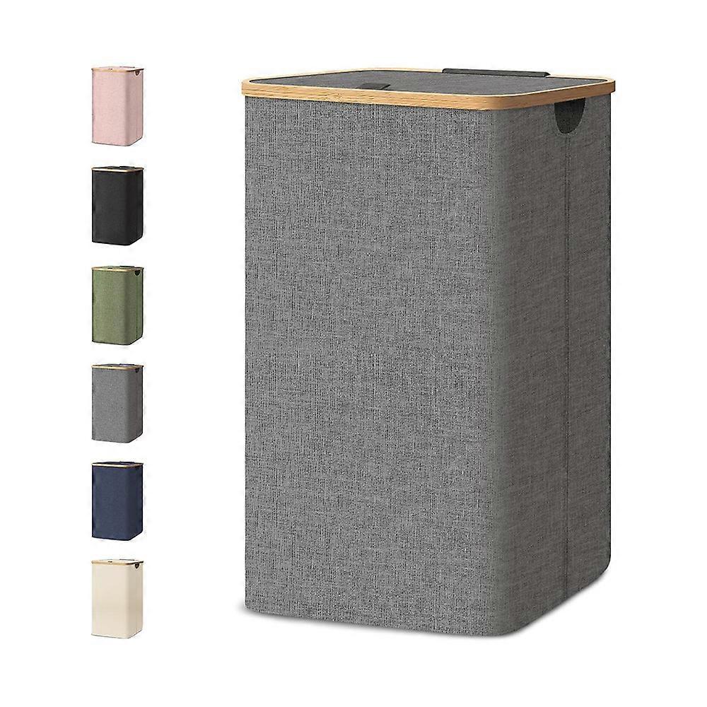 Tall Large Laundry Hamper 26 Gal 100L Fabric Basket for Washing Clothes Home Organization Storage Solution