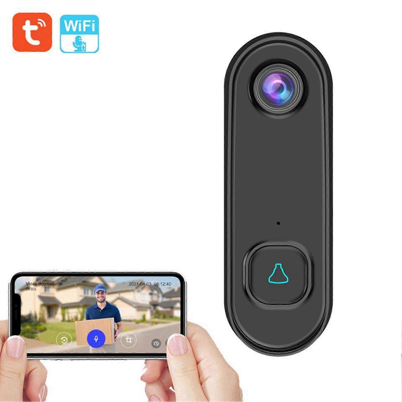 Doorbell 1080P High Definition Video PIR Motion Detection IP55 Water Resistant Wireless Doorbell