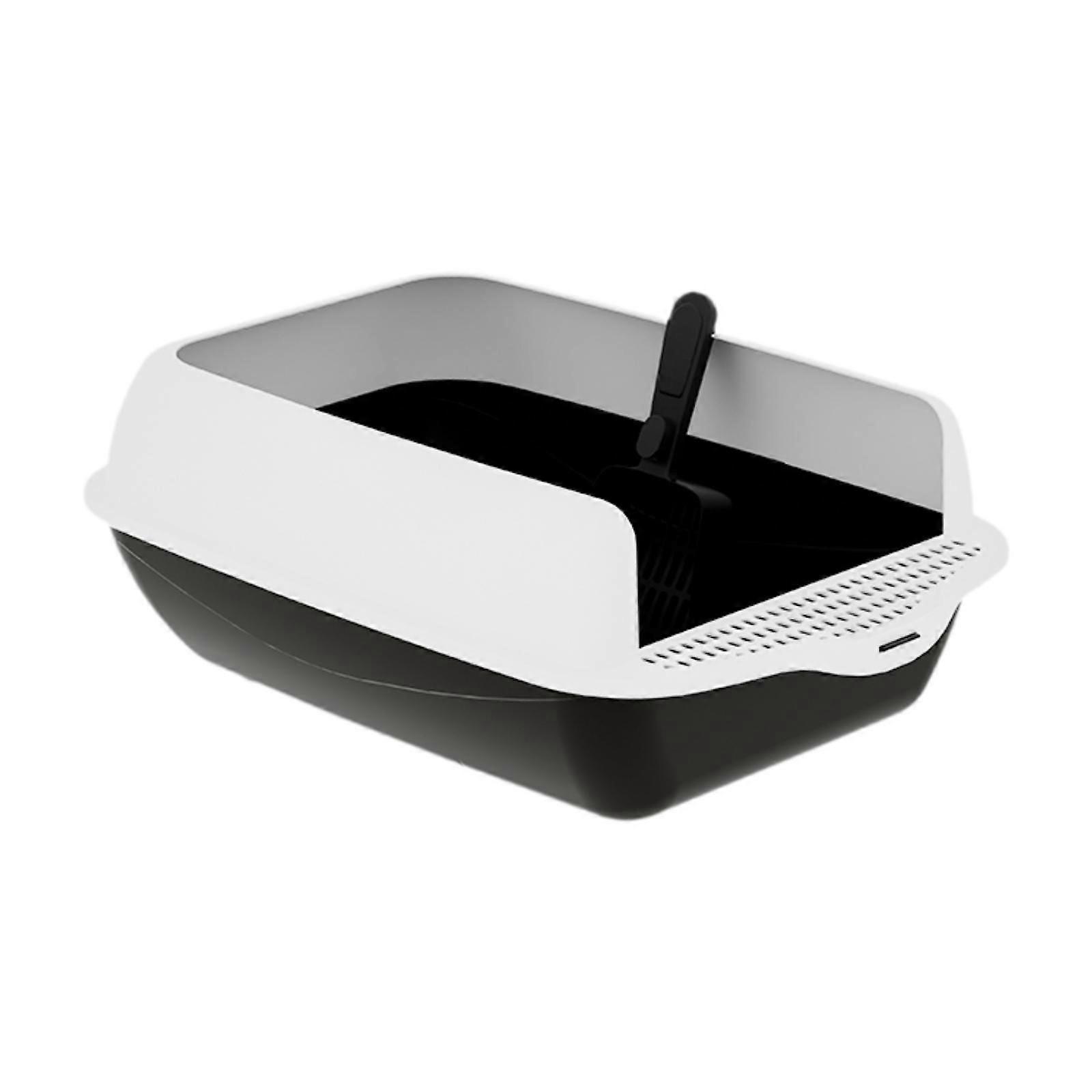 Katzentoilette High Sided Semi Enclosed schwarz