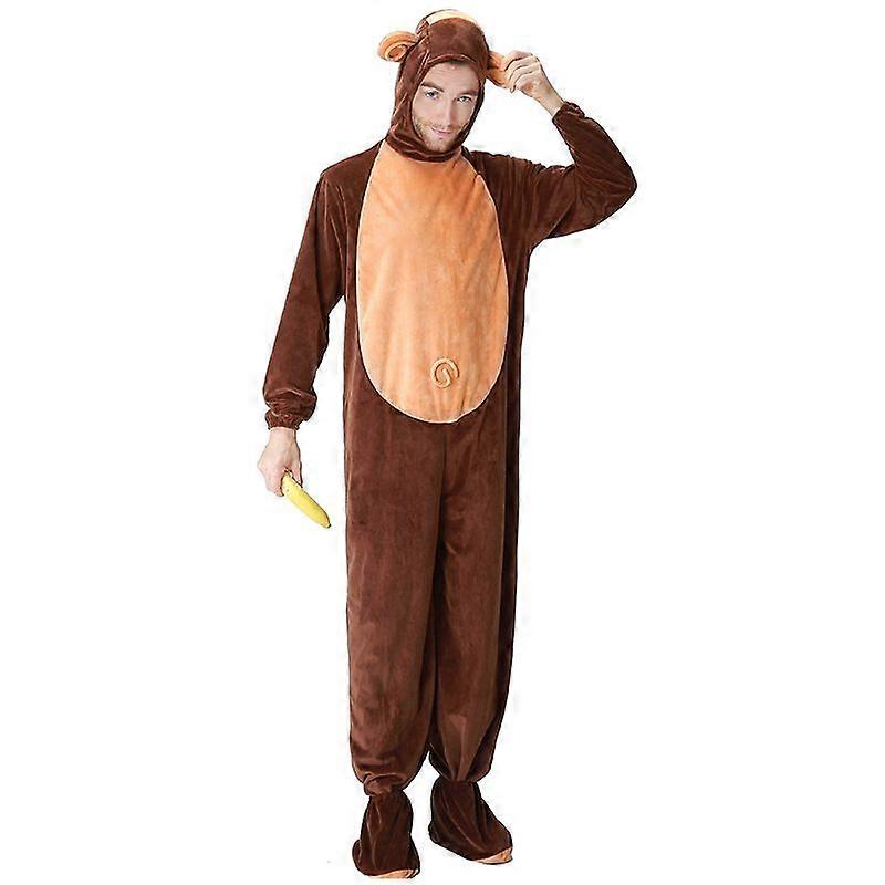 ハロウィンコスチューム 動物コスチューム 大人男性 モンキーコスチューム テーブルパフォーマンス コスチューム コスプレ