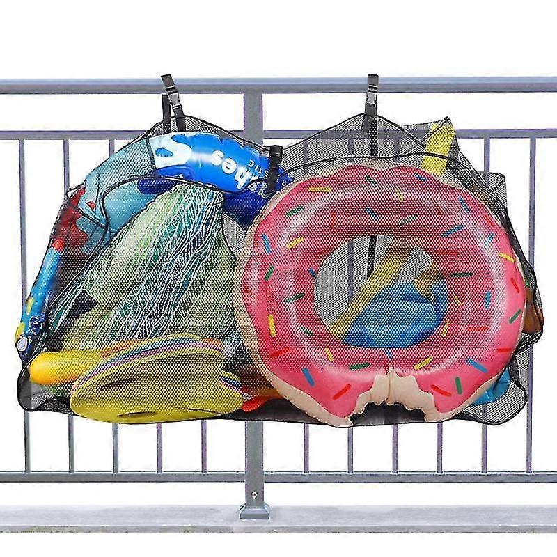 Pool Inflatable Storage Pool Toy Organizer Pouch | Balls Container Mesh Bag Heavy Duty Netting Bags For Pool Float & Inflatable