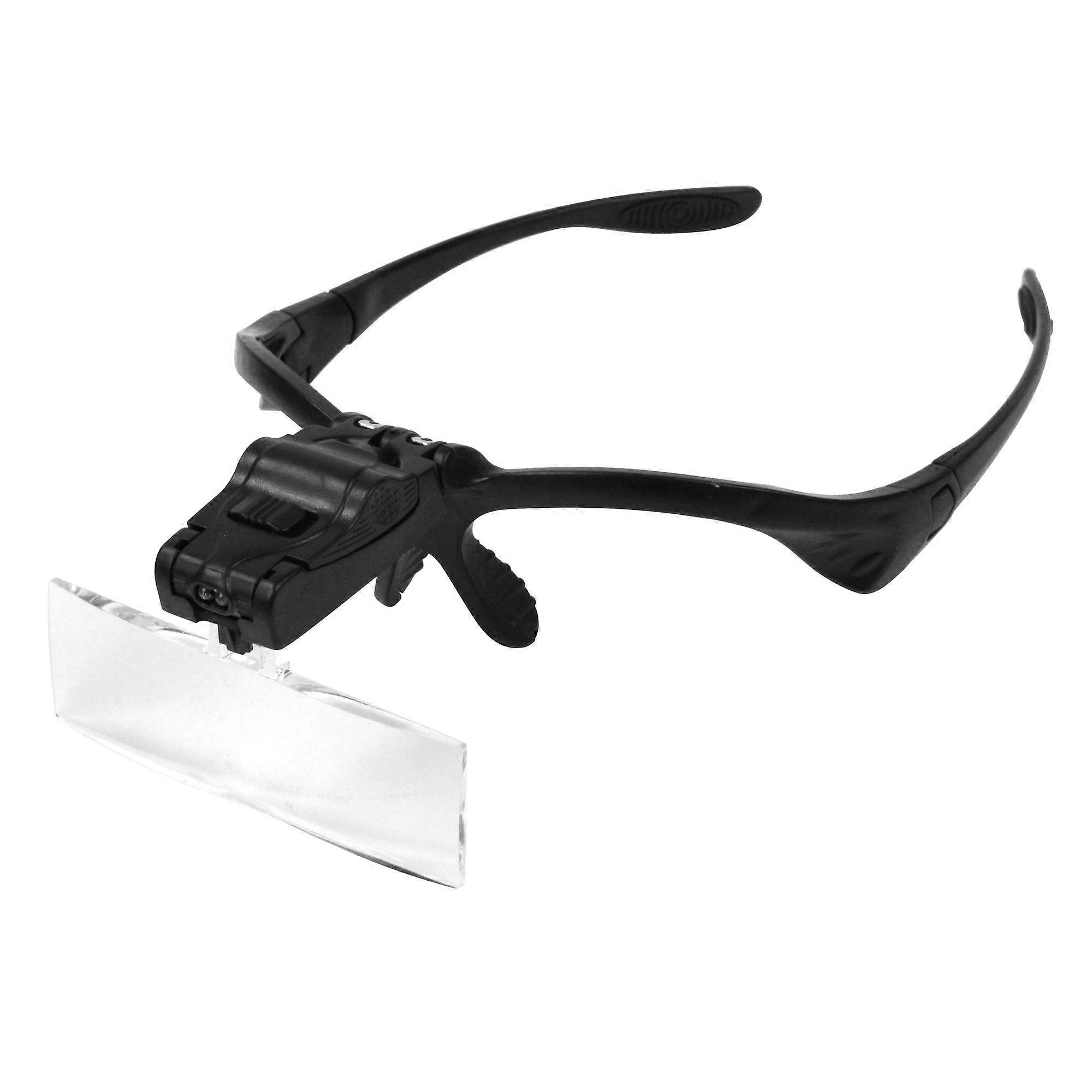 TSK HD-002 Loope LED Light Glasses Type Magnifying Loupe for Jewellery Making