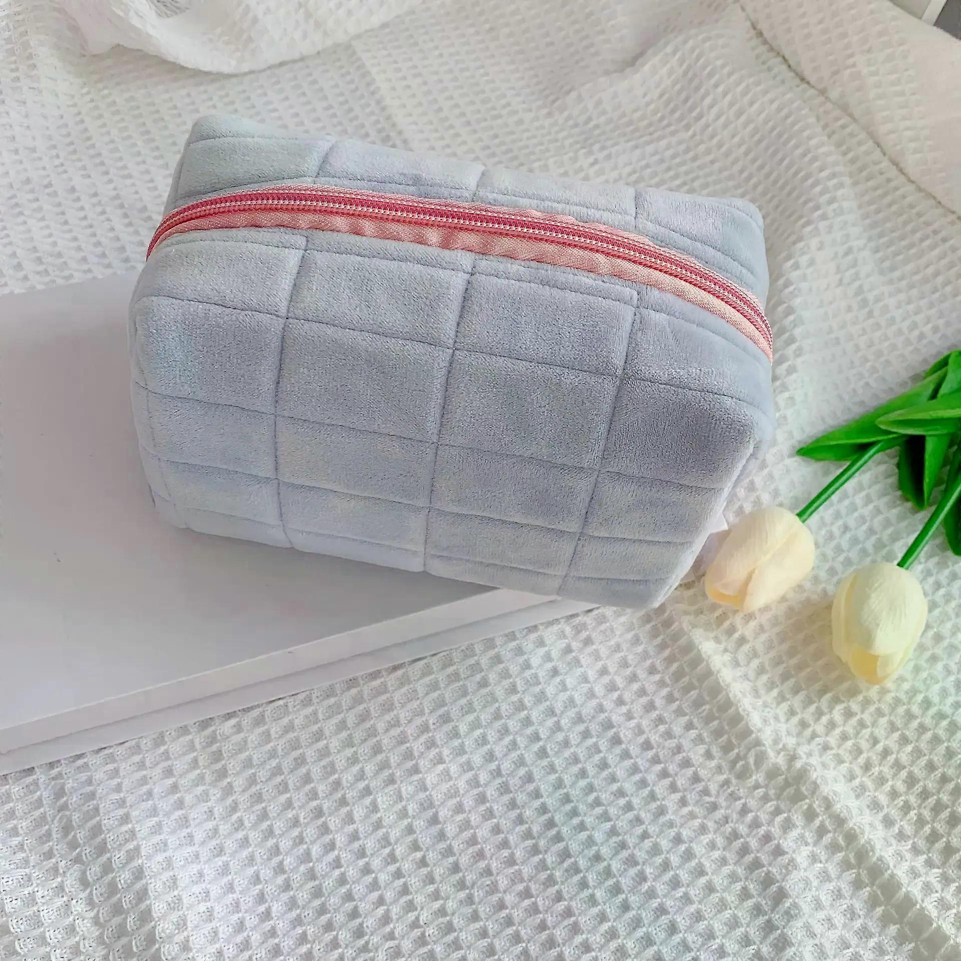 קיבולת גדולה קטיפה שקית אחסון קוסמטית נשים מארגן איפור תיק נייר מכתבים תיק עיפרון עיפרון ציוד תיבת עט