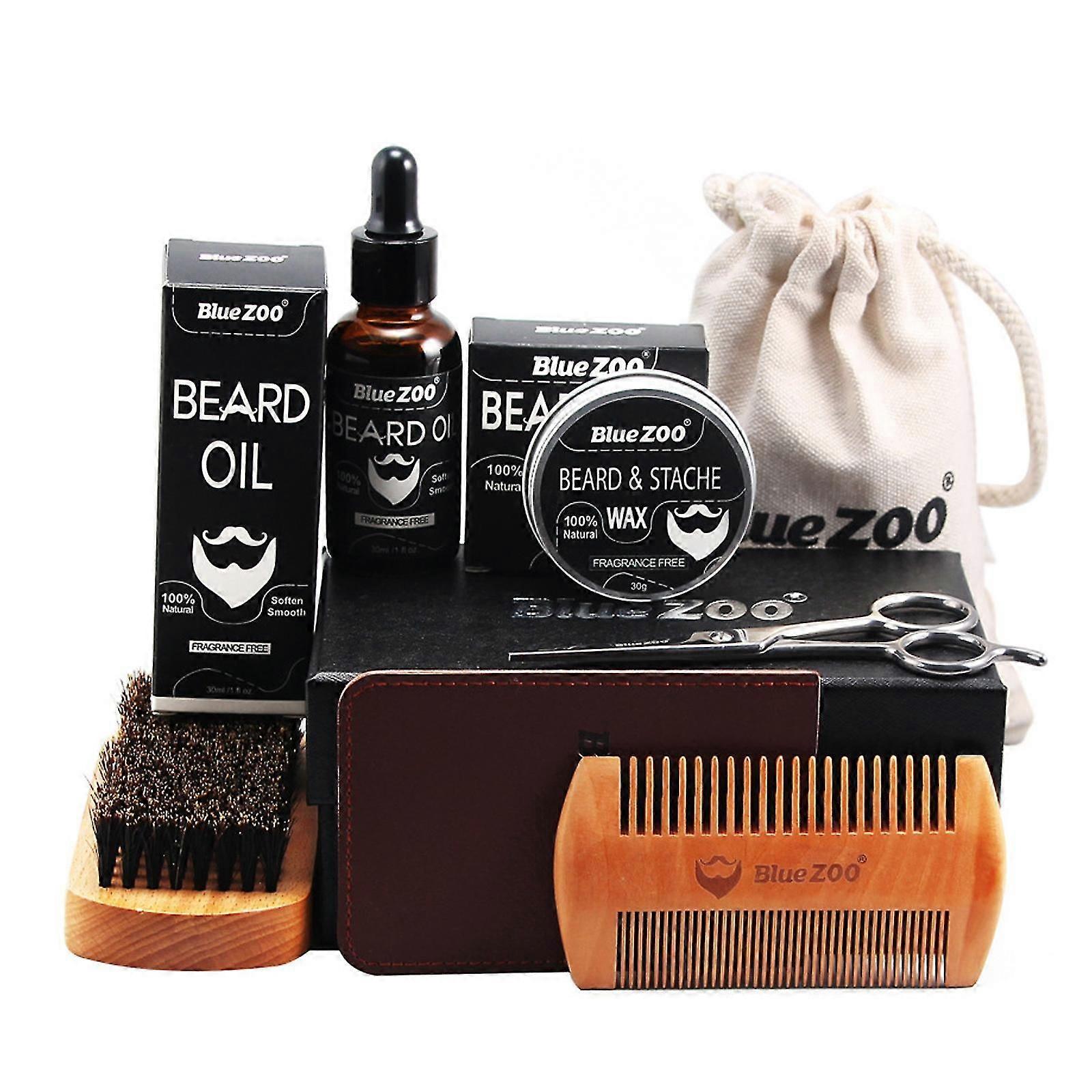 7 In 1 Beard Grooming Care Kit Beard Growth Kit