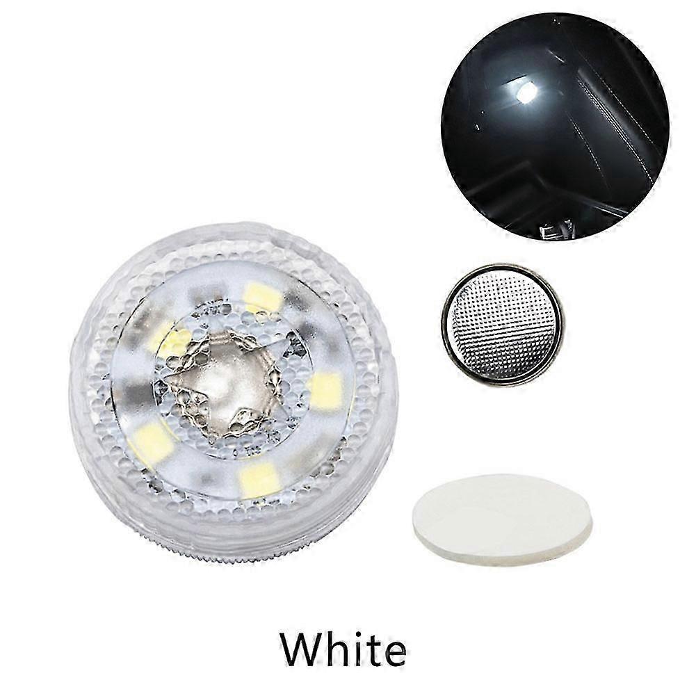 High qualityCar Mini Interior Touch Switch Light 5LED Sensor Roof Reading Bulb Ceiling Lamp Button Battery Powered