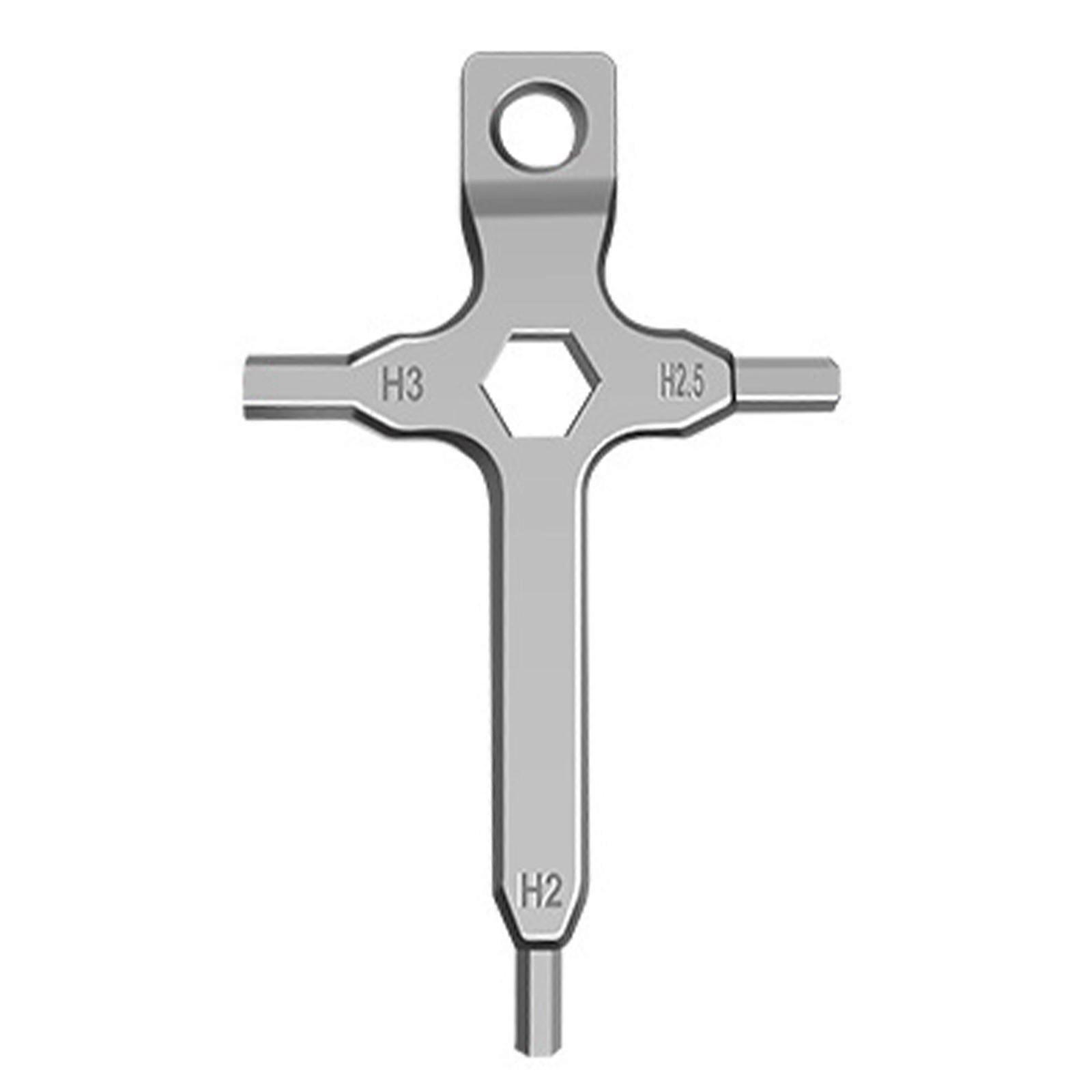 Hex Allen Key 3mm 4mm 3/16 Slotted Wrench Spanner Screwdriver Camera Repair Tool Photographer 4 in 1 Camera Hex Wrench