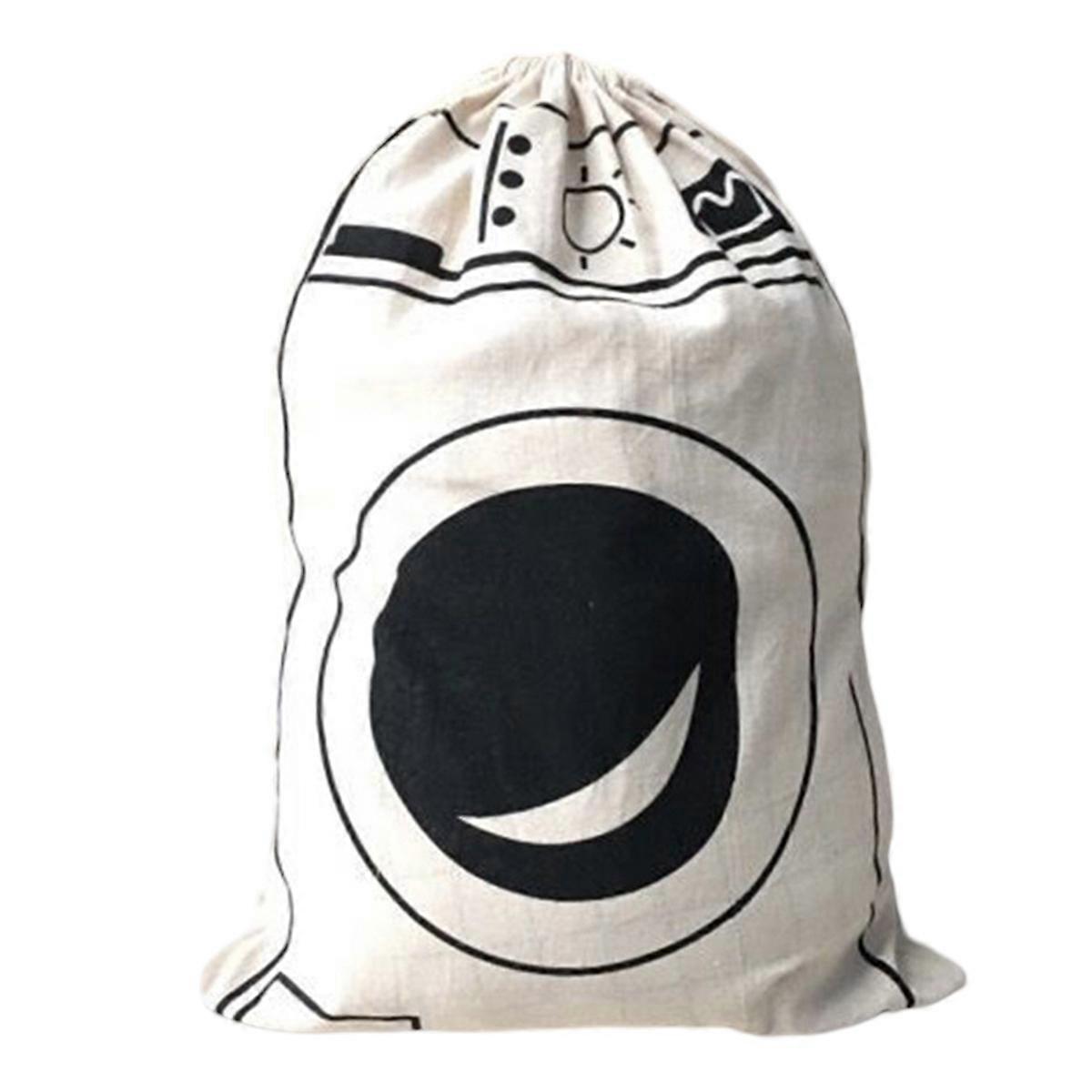 Cotton Linen Invisible Zipper Bag, Mid Century Modern Design for Dust-proof Heavy Duty Storage - Reusable, Washable, Drawstring Design for Easy Carry