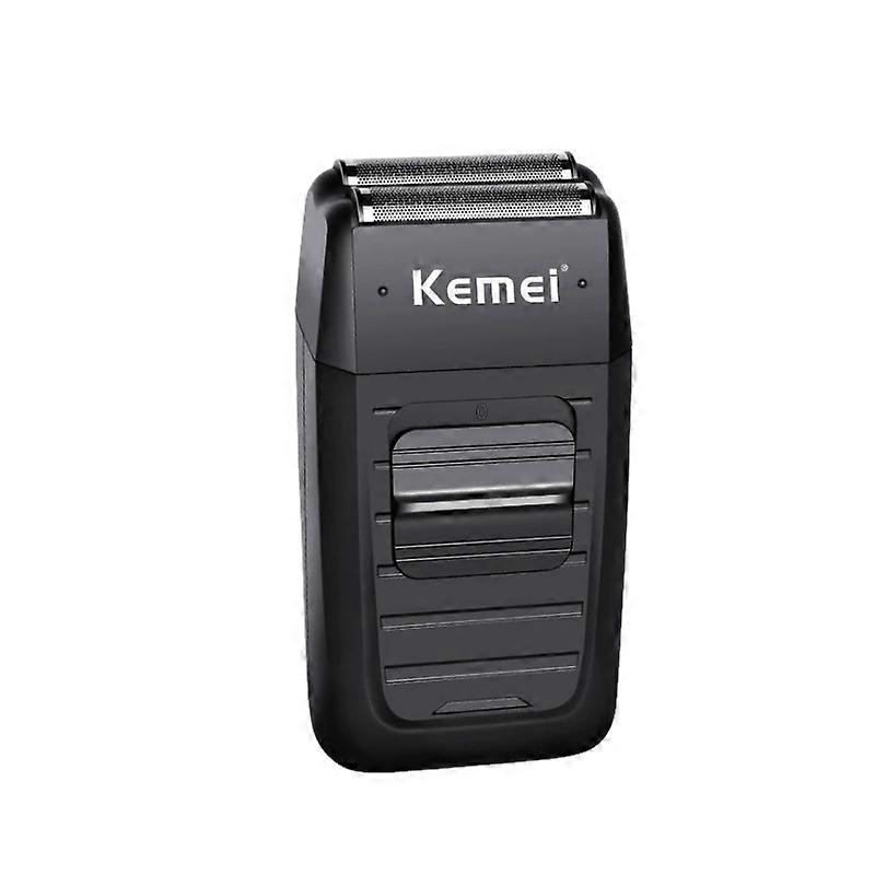 Rechargeable Cordless Shaver for Men Twin Blade Reciprocating Beard Razor Face Care Multifunction Strong Trimmer KM-1102