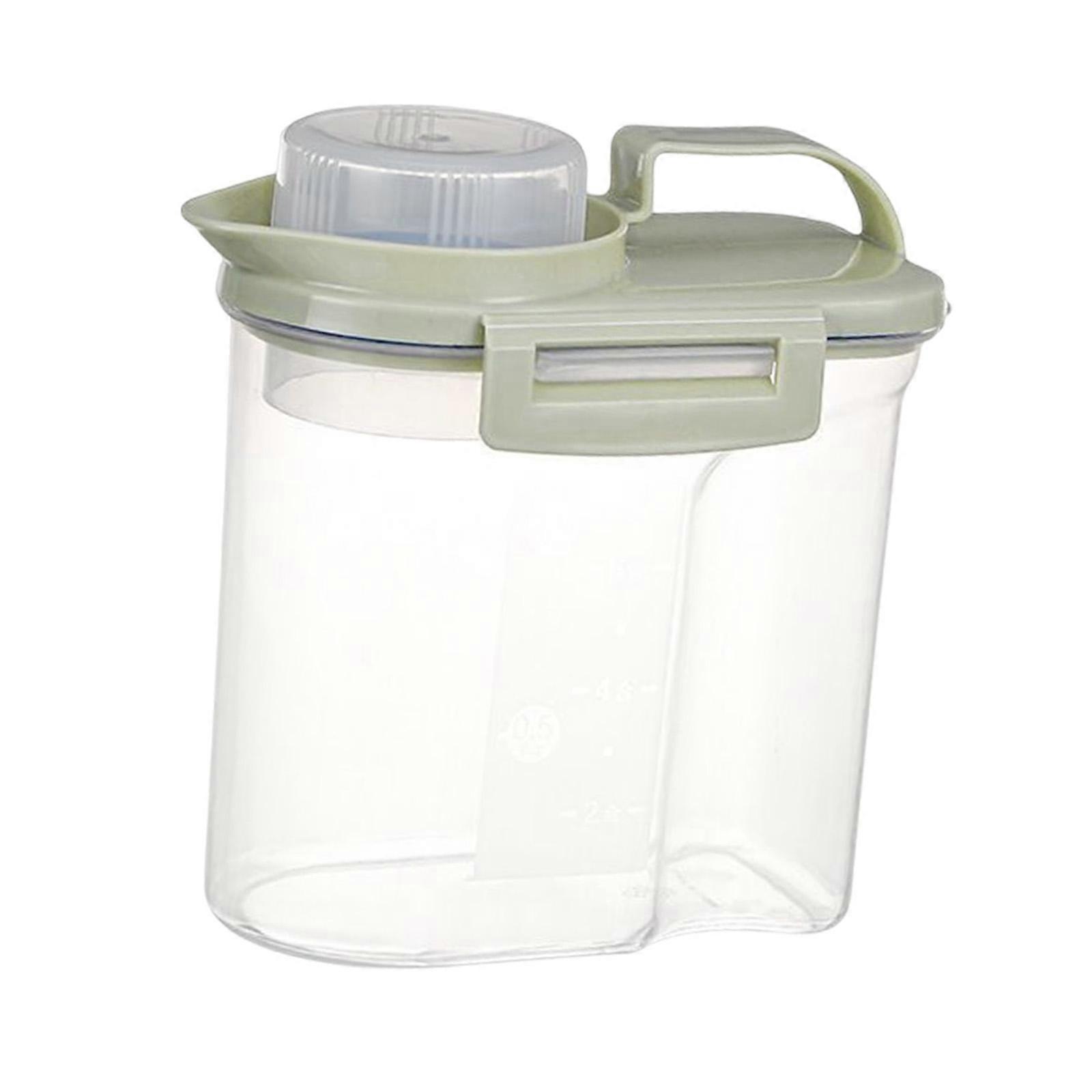 Sealed Cereal Storage Container with Measuring Cup, Airtight Cereal Dispenser