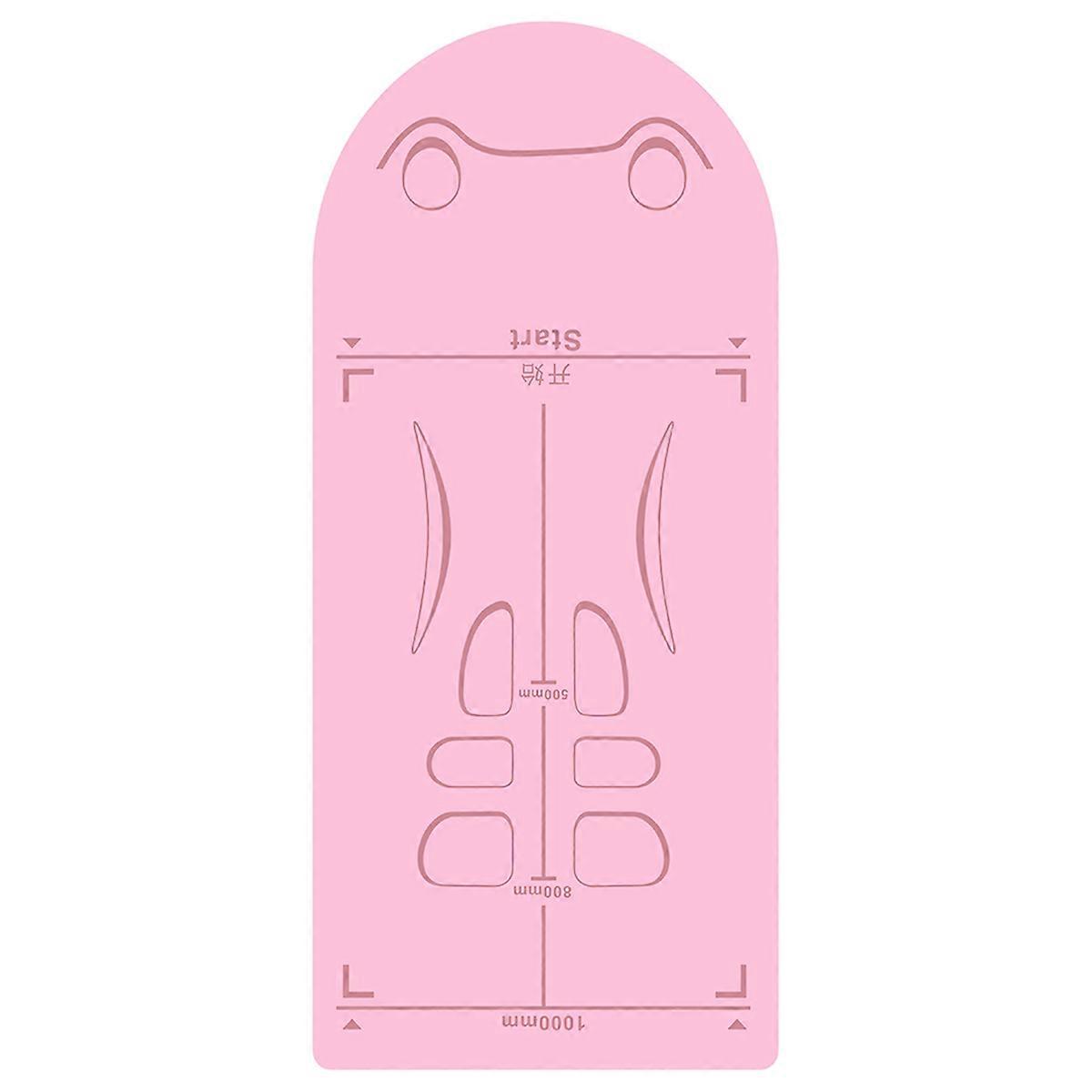 Exercise Equipment Mat for Ab Roller Wheel,Home Gym Floor Pad,Pink