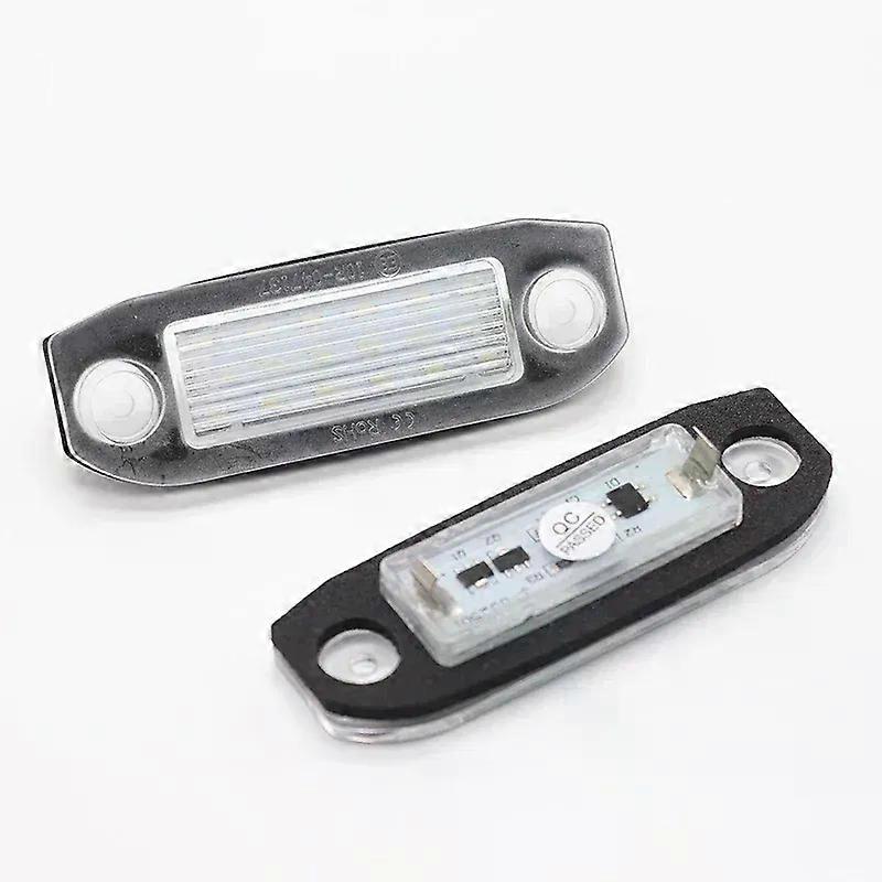 Apply 2pcs White LED License Number Plate Light Bulb For Volvo V70 XC XC70 2008 -2016 license plate lamp
