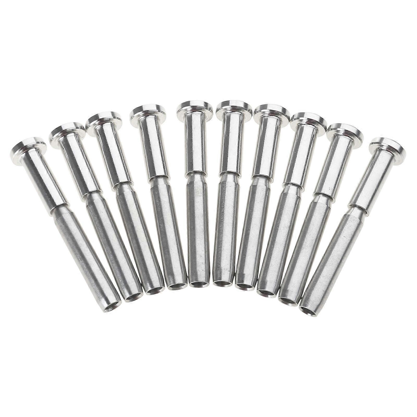 Cable Railing set with Invisible Fittings Invisible Swage Tensioner Simple Install for Wood or Metal Post Installations