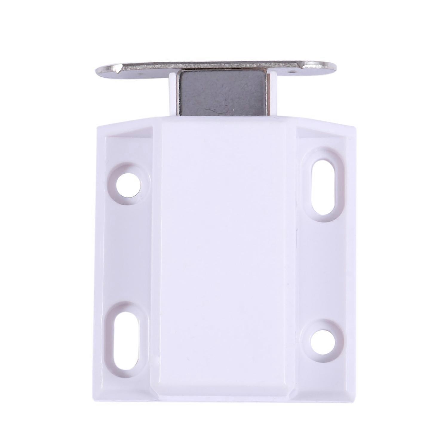 White Push To Open Magnetic Door Drawer Cabinet Catch Touch Latch