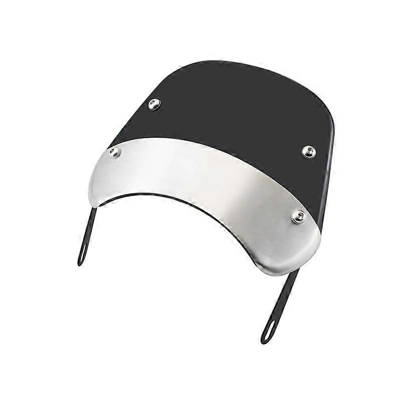 Motorcycle Windshield Wind Deflector Windscreen(Black)