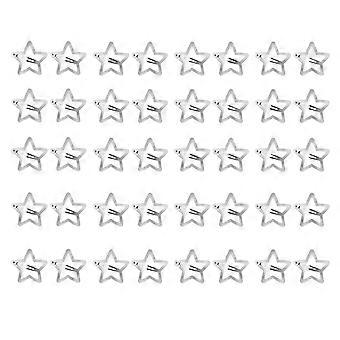 2/5/20 peças/set Grampo de cabelo para Hot Girls Estilo Metálico Estrela Forma Barrettes Barrettes de Cabelo de Metal para Adolescentes Meninas