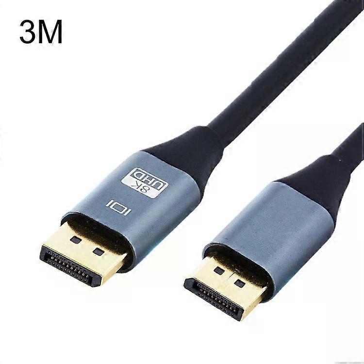 8K DisplayPort Male to Male Cable-3m,High-Speed Graphics Card Cable