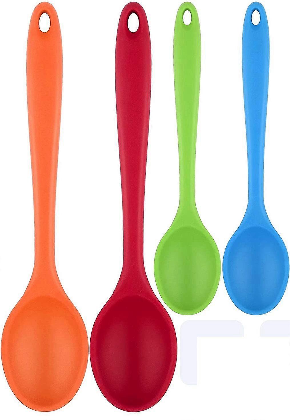 4 Pieces Silicone Nonstick Mixing Set