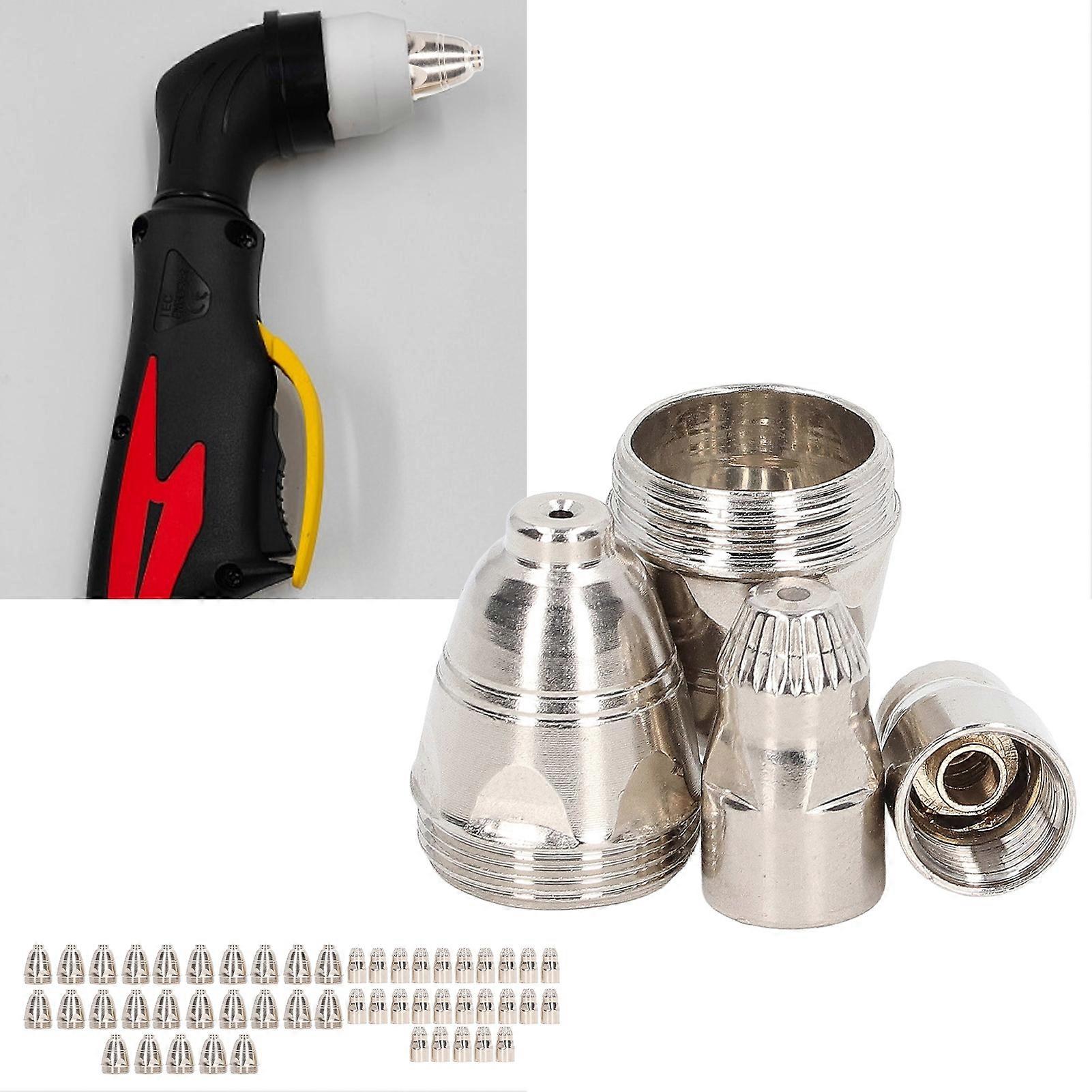 50PCS Copper Plasma Torch Kit Nozzle Electrode 1.5mm Aperture