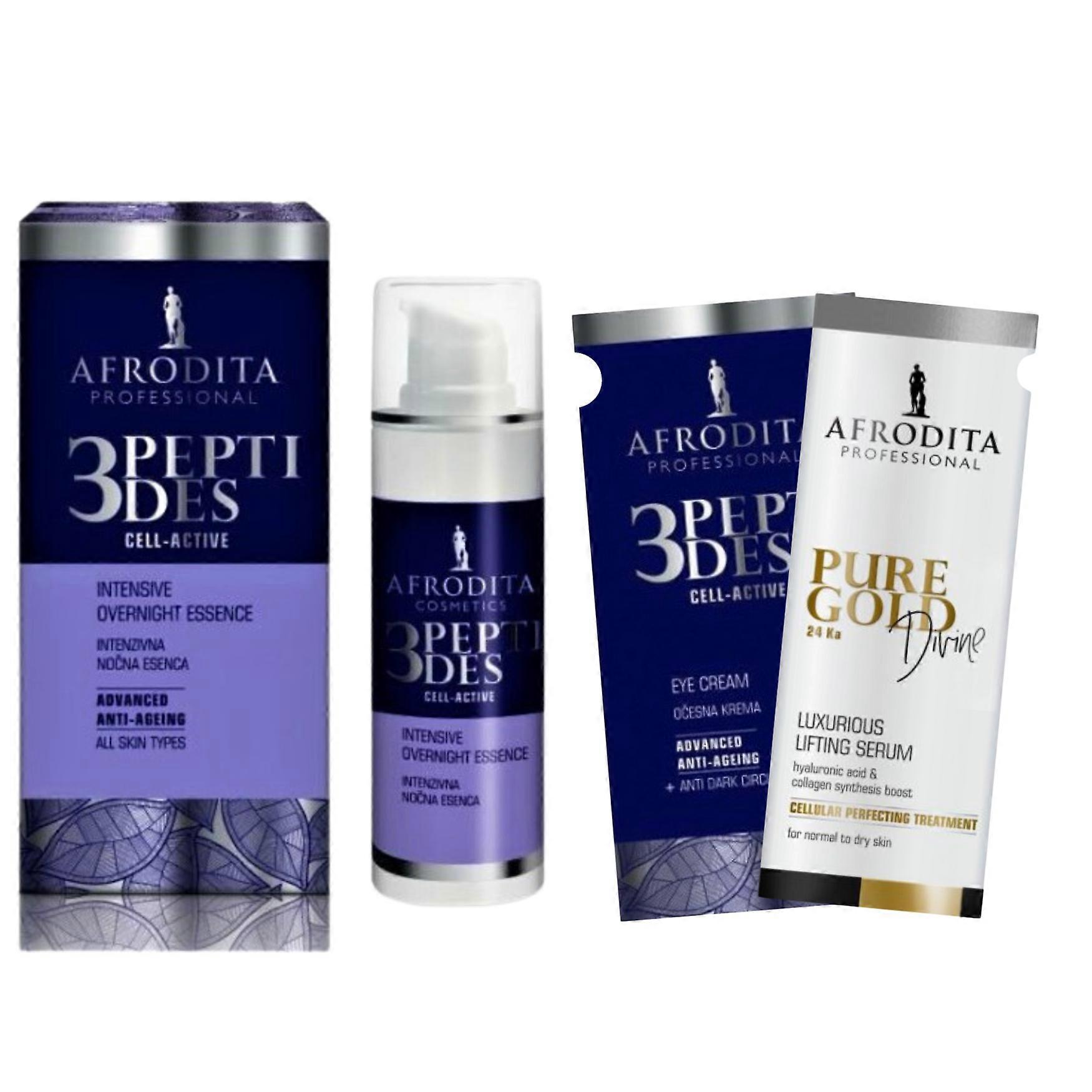 Afrodita 3 Peptides Nourishing Night Essence + 2 Samples