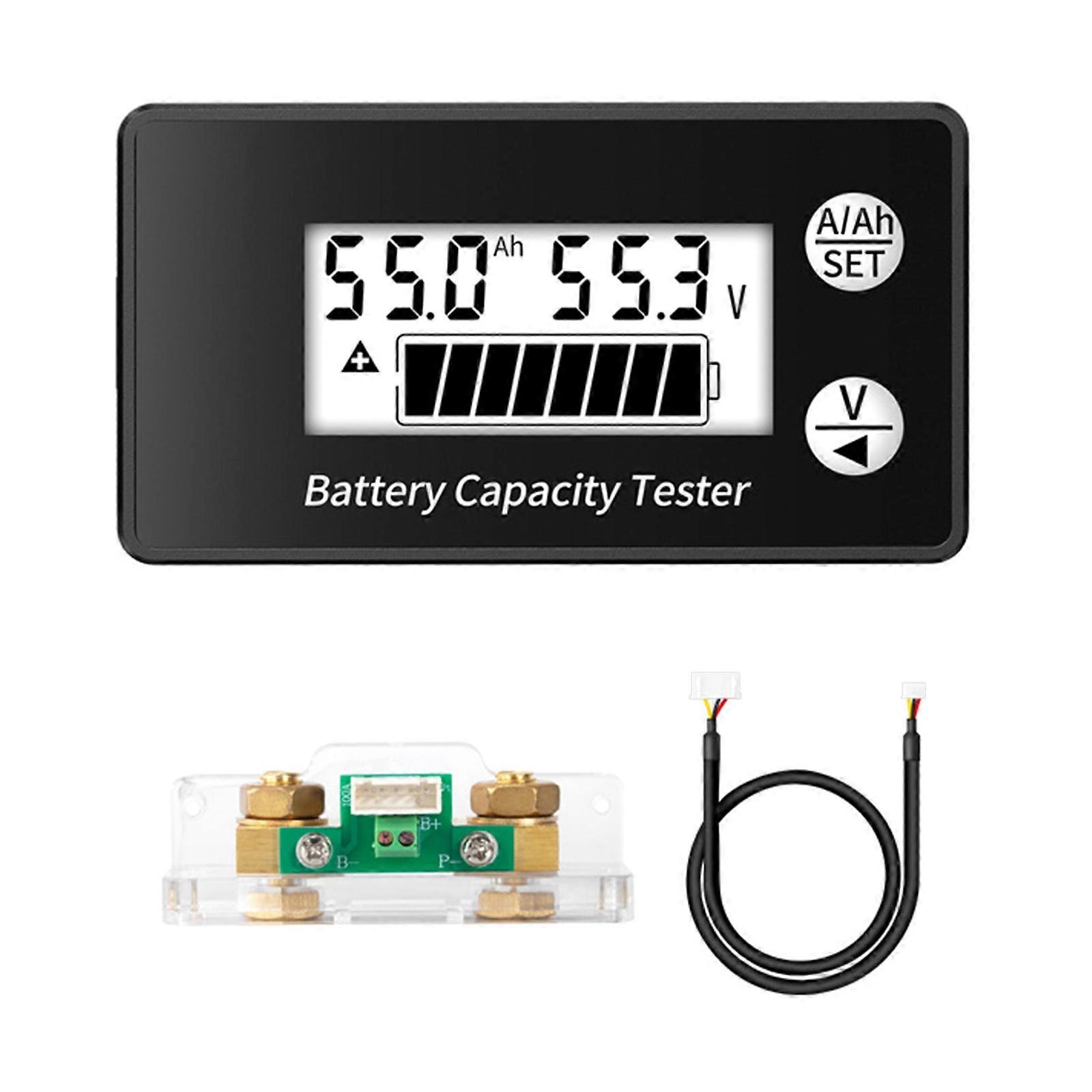 Coulomb Counter Meter Battery Capacity Indicator Voltage Current Display for E-bike Balance Car Cleaning Machine Bike-RV