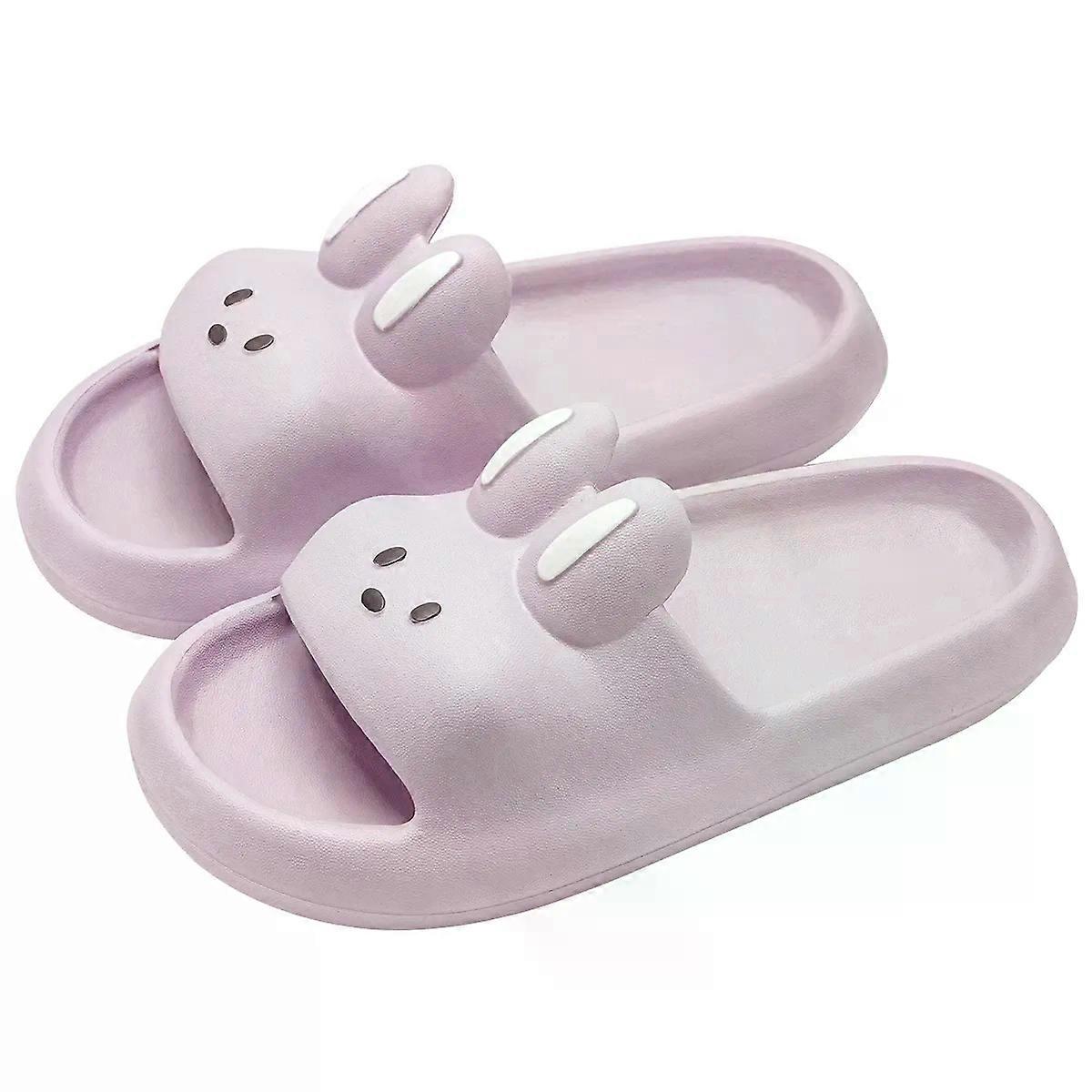Pillow Rabbit Slippers for and Men | House Slides Shower Sandals | Extremely Comfy | Cushioned Thick Sole