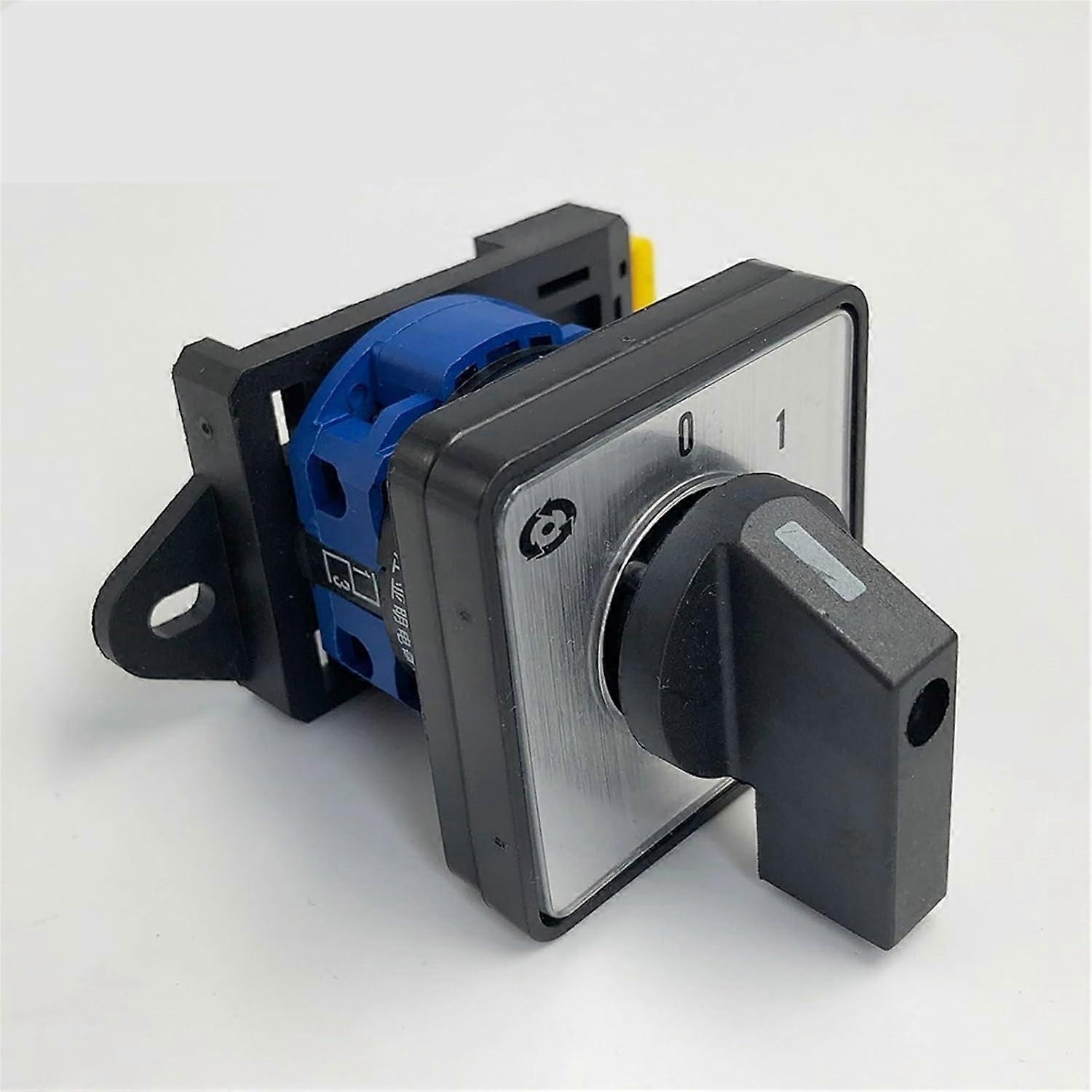 YMW2620/1 DIN Mounting Rotary Knob Selector Switch 20A 1 Pole 4 ...