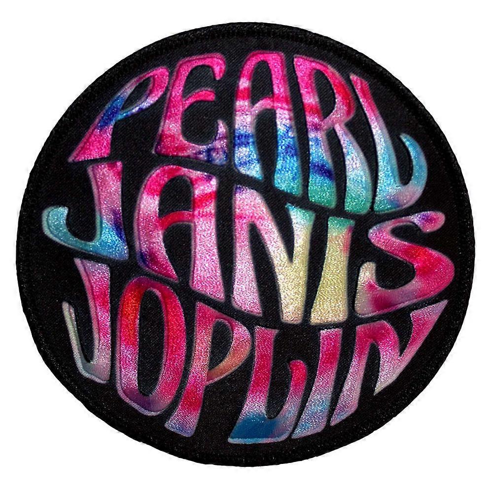 Janis Joplin Pearl Circle Woven Patch