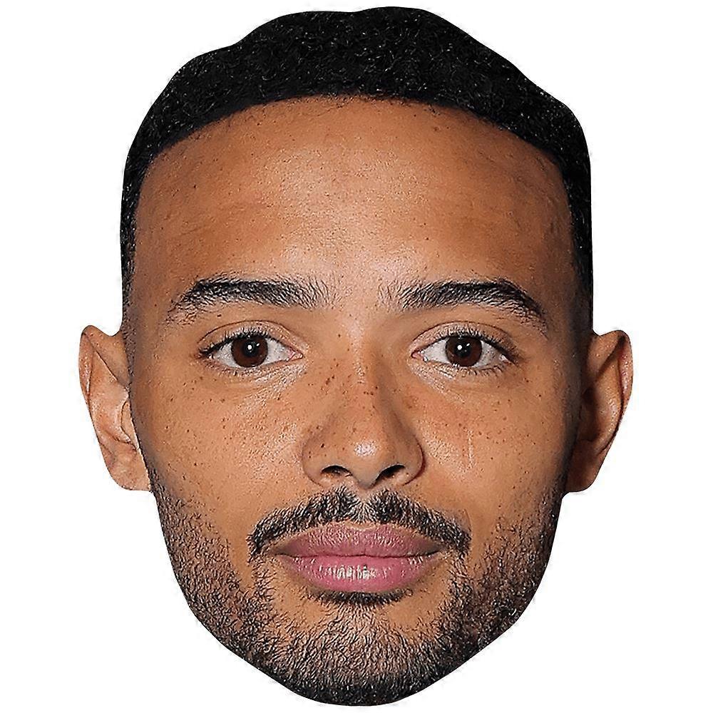 Liam MacDevitt (Bart) Promi-Maske, flaches Kartengesicht