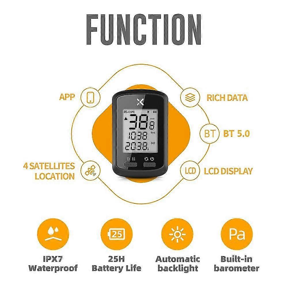 Vélo ordinateur Tracker GPS vélo compteur de vites... – Grandado