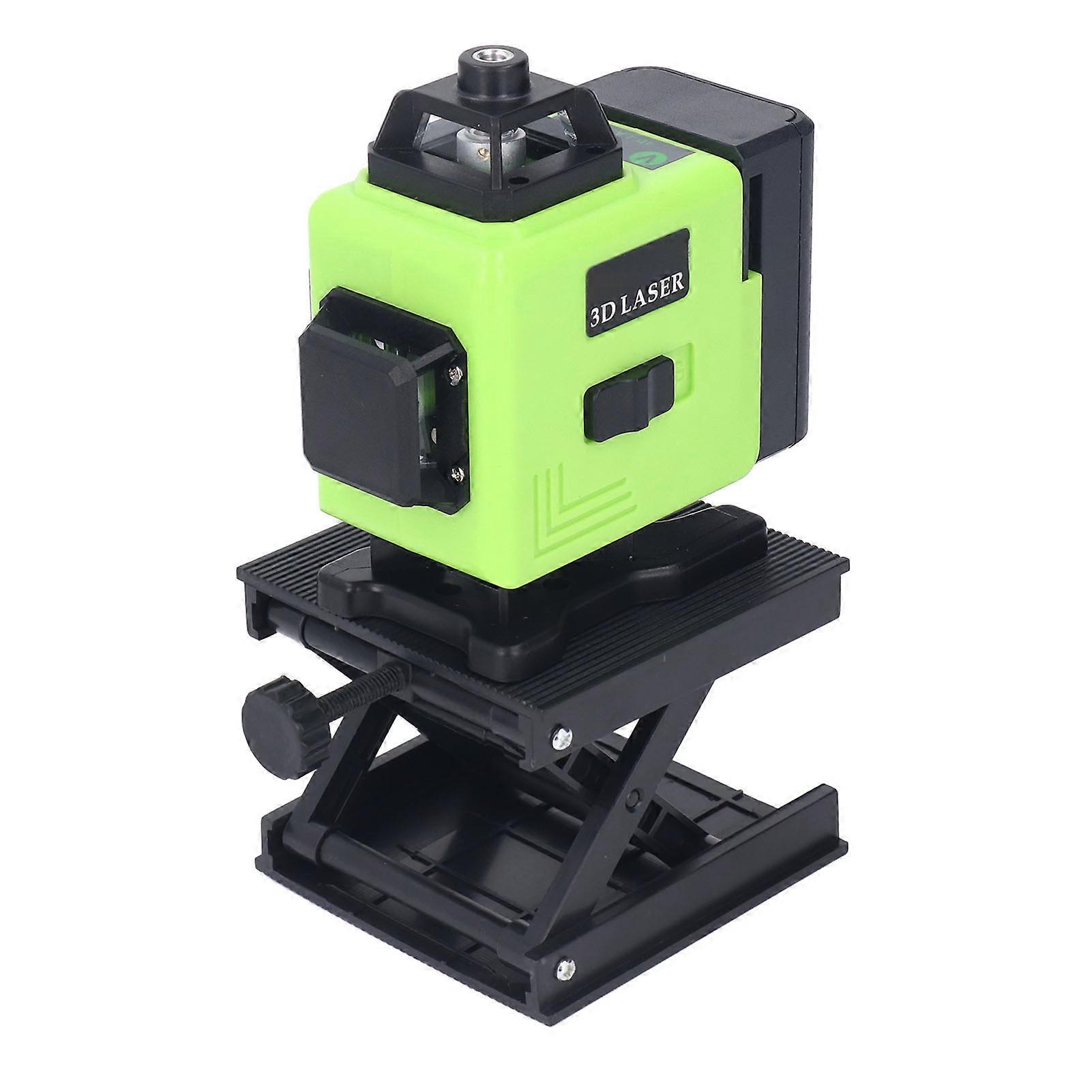 16 Line Cross Laser Leveler Self Leveling Horizontal Vertical Green Light Level 3x360 Degree